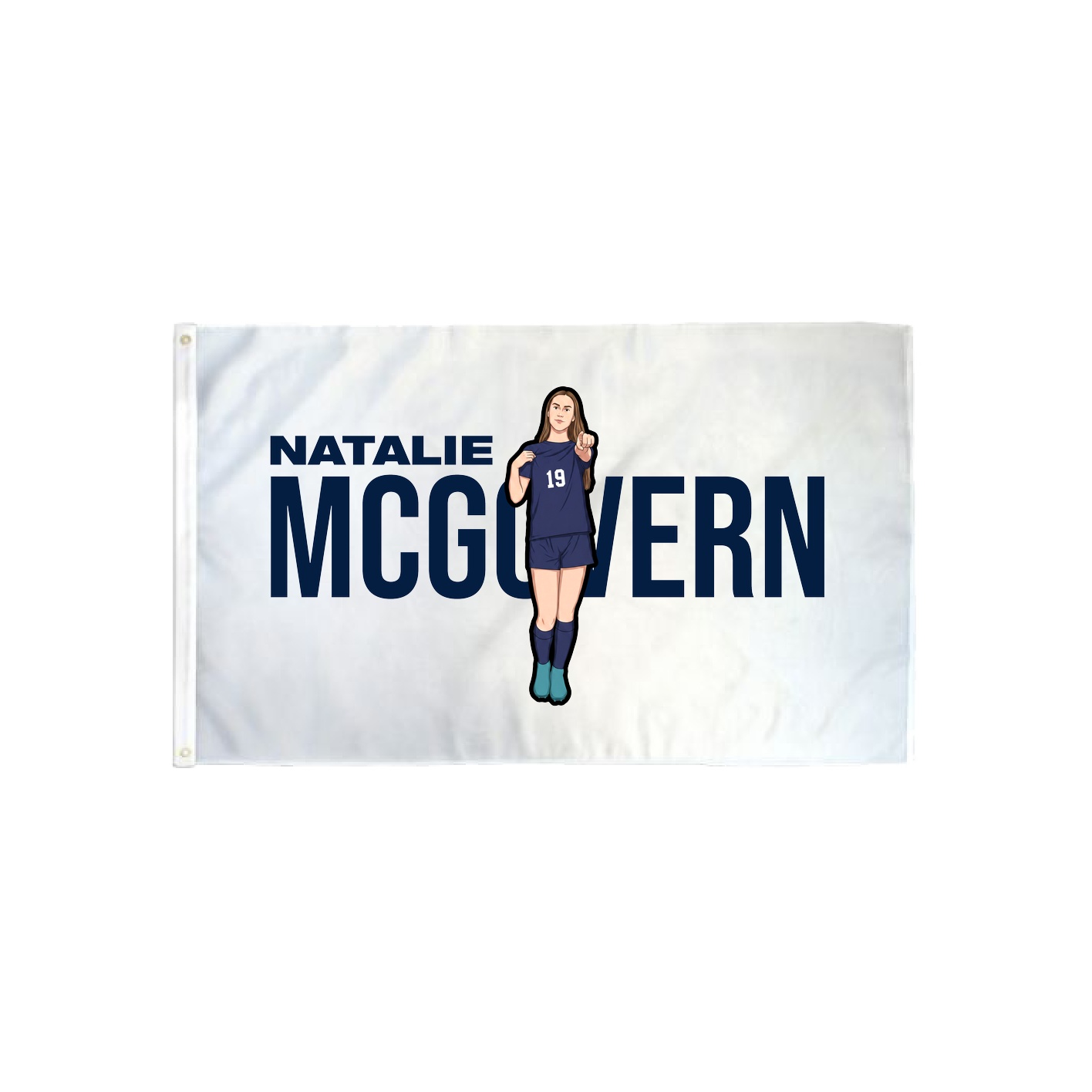 3x5 Flag — Player Name in Classic