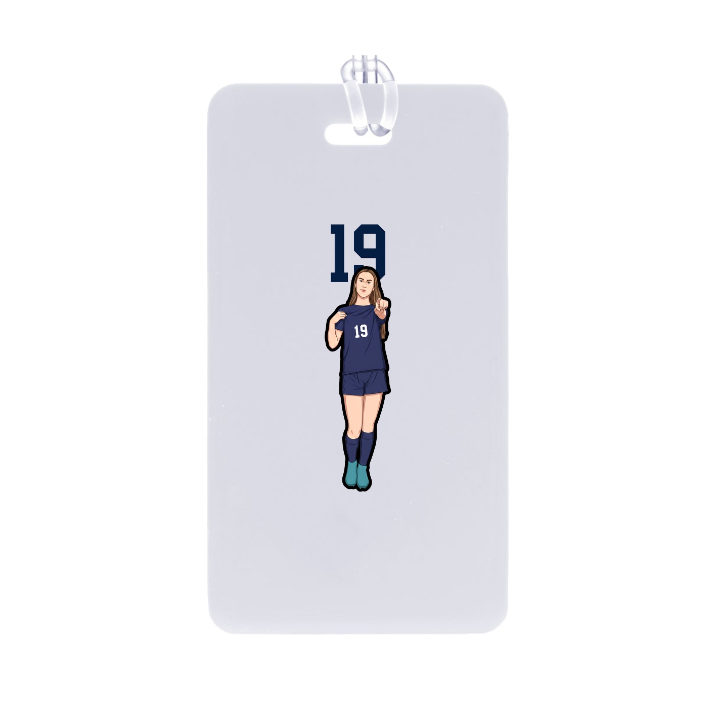 Bag Tag — Number Top in Classic