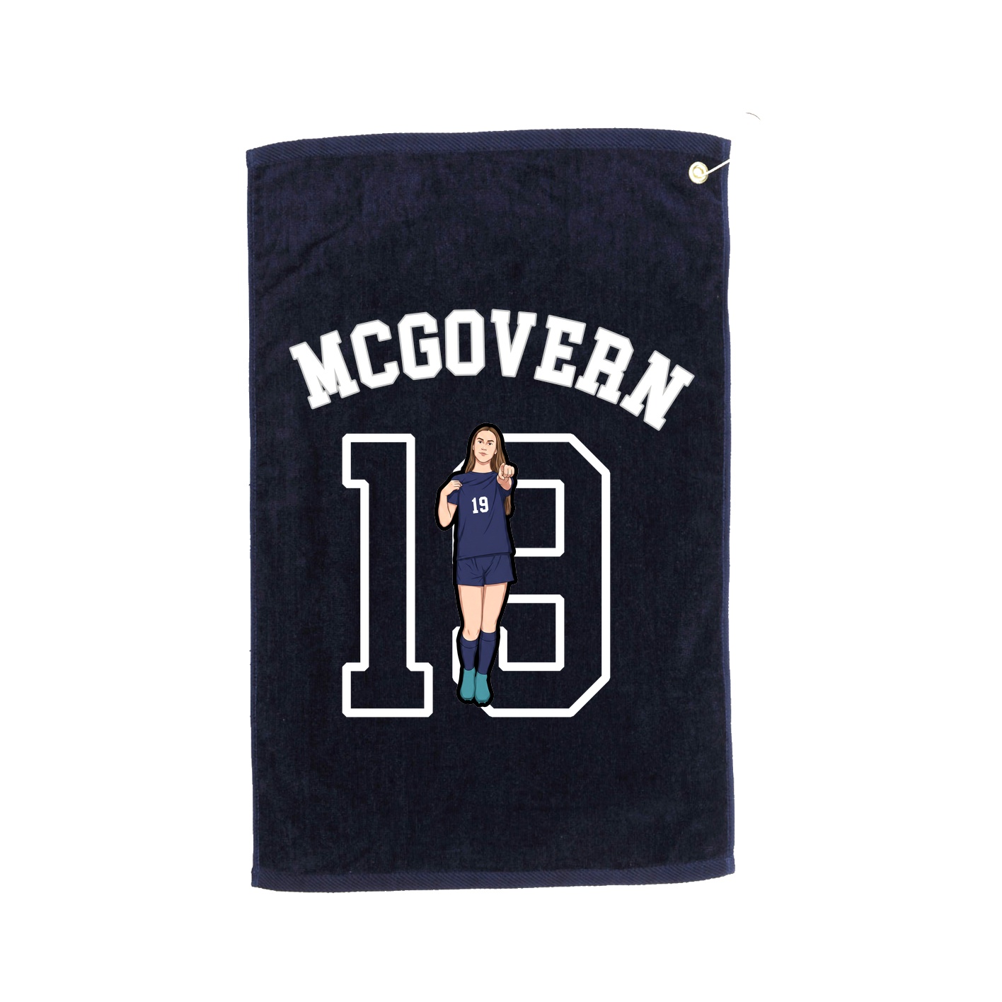 Golf Towel — Shirsey Arch in Navy