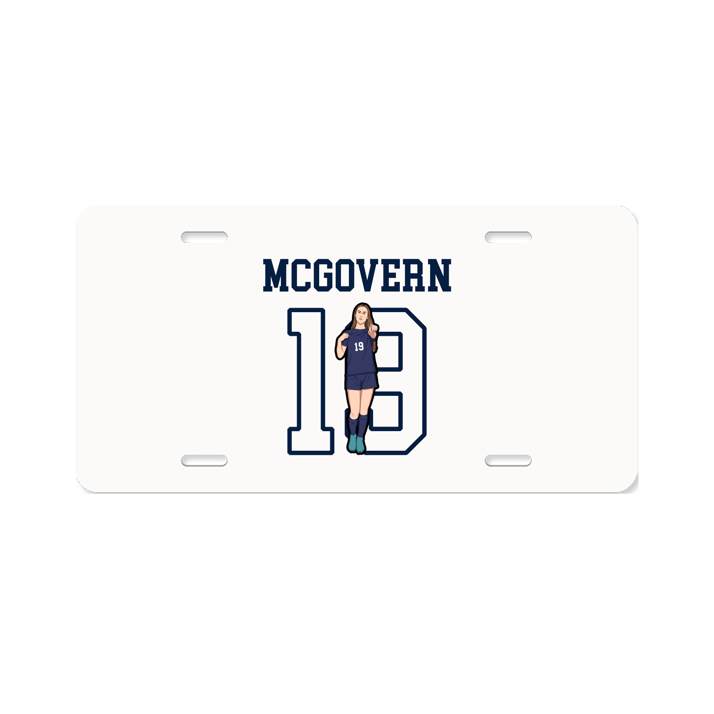License Plate — Shirsey in Classic