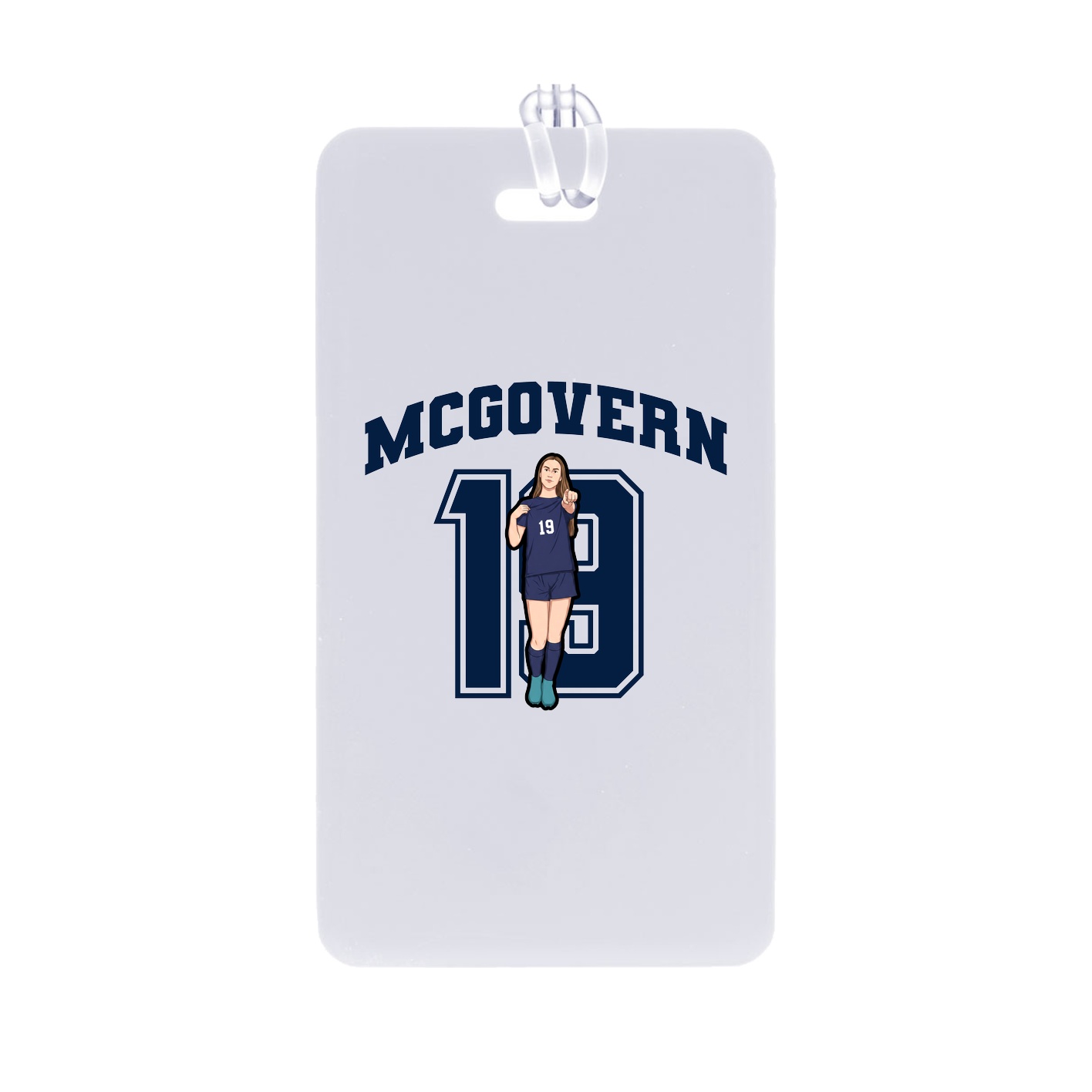 Bag Tag — Number in Classic