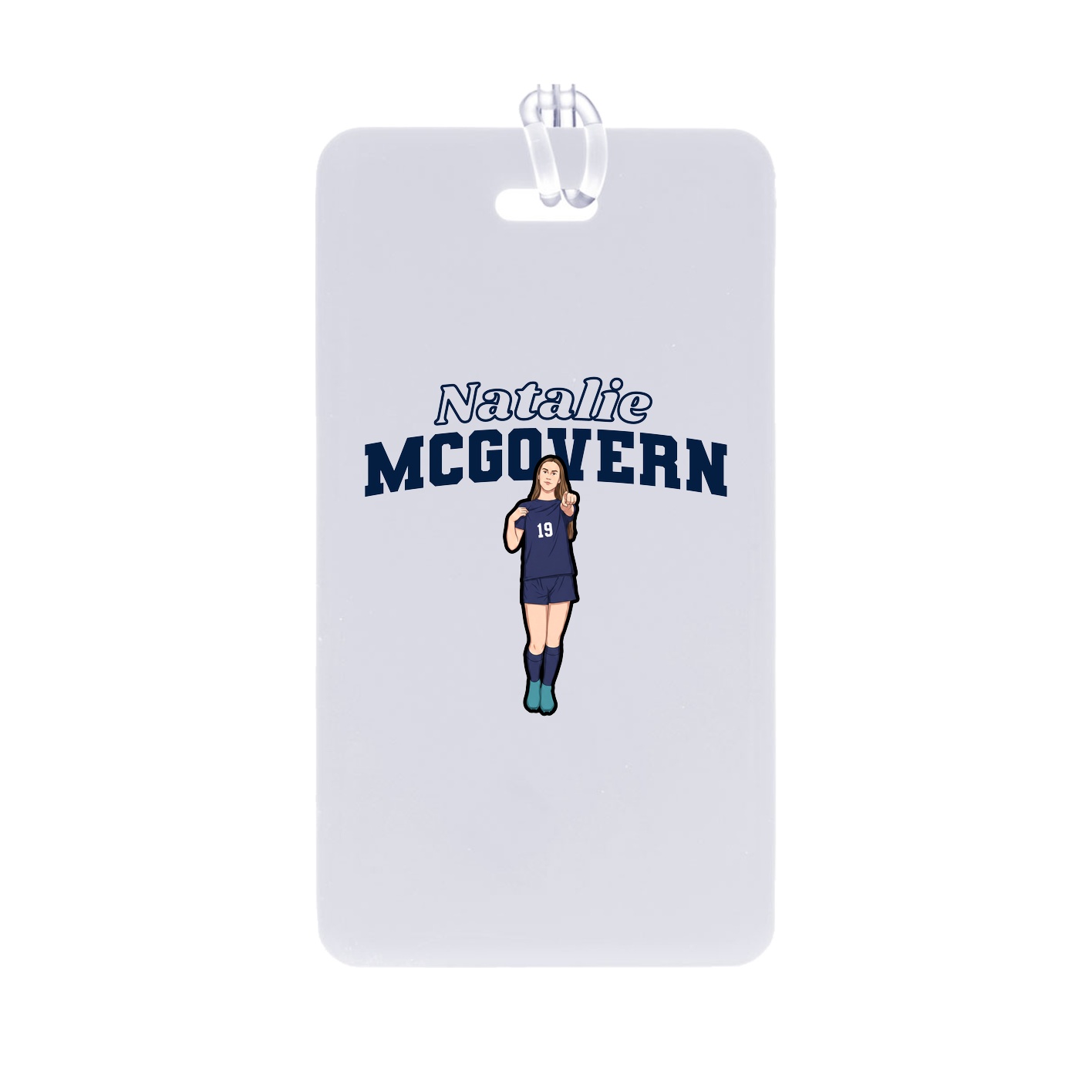 Bag Tag — Name Arch in Classic
