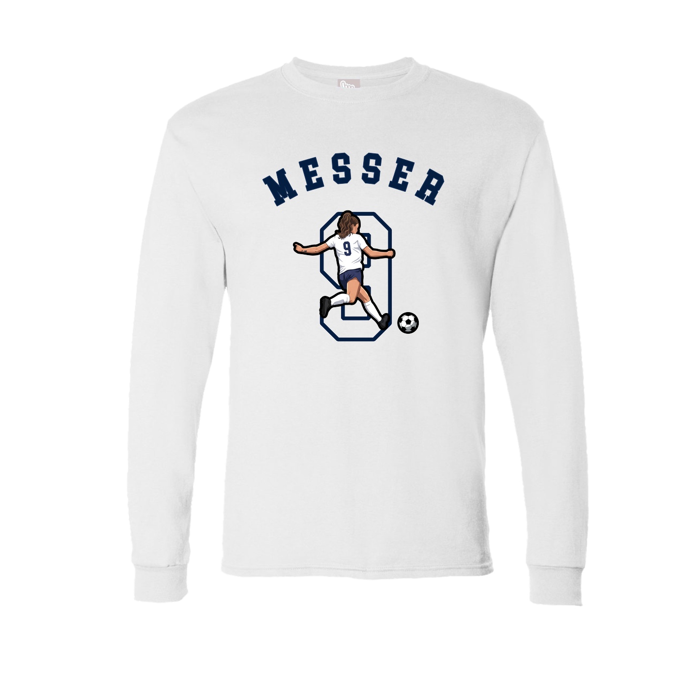 Long Sleeve Tee — Shirsey Arch in White