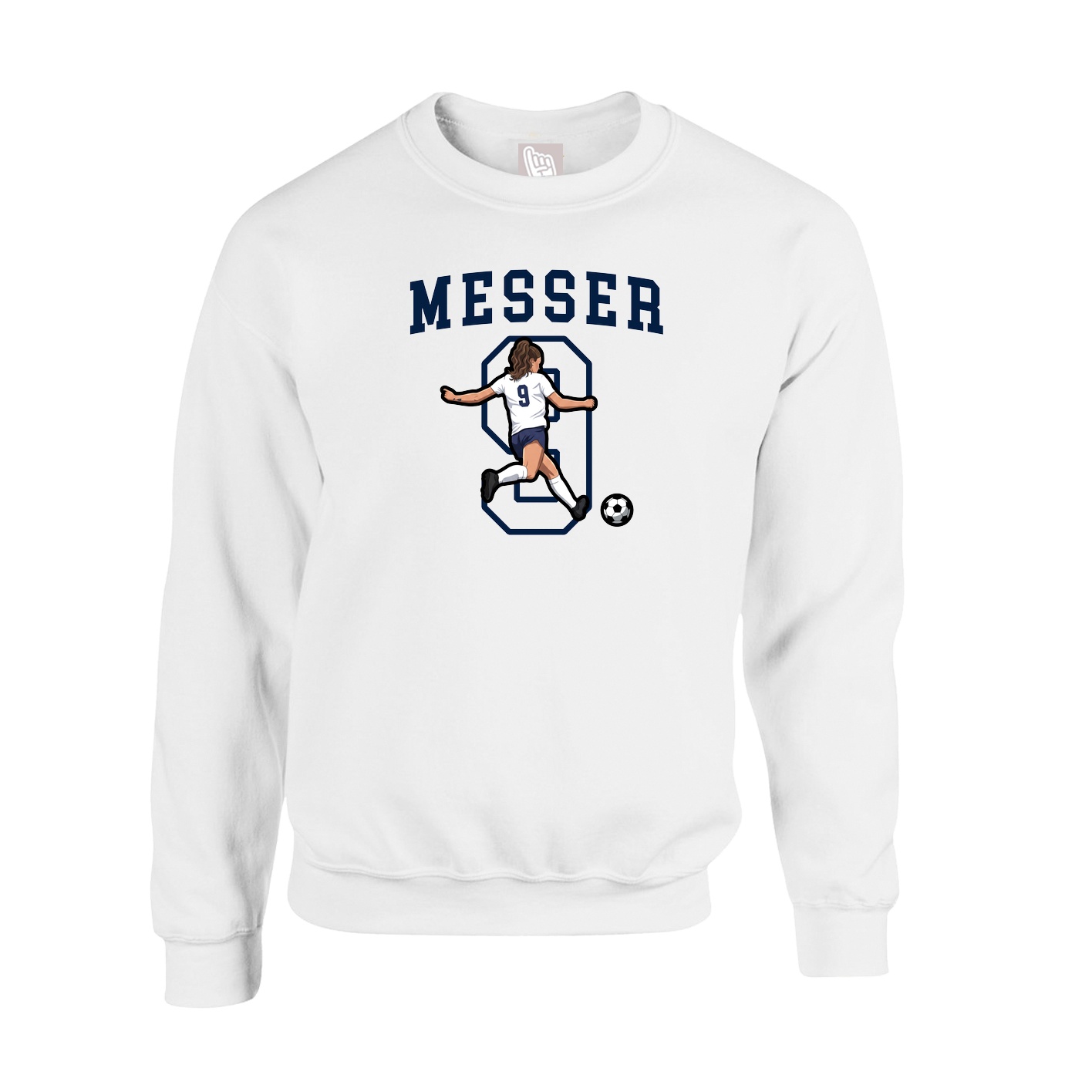 Fleece Crew — Shirsey in White