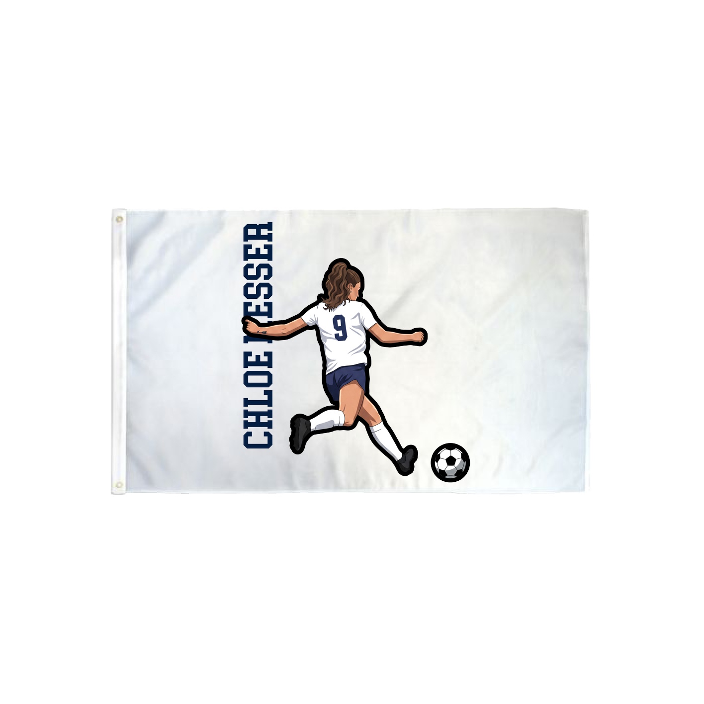 3x5 Flag — Name Vertical in Classic