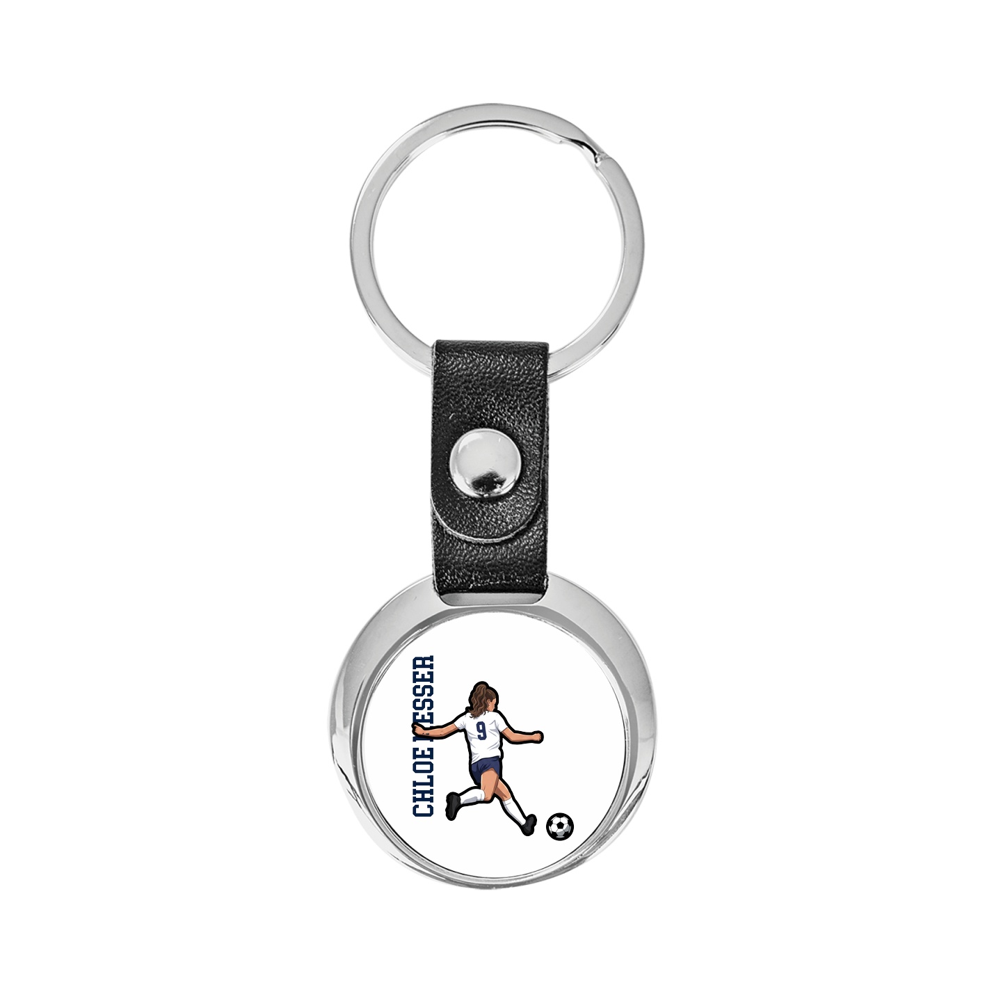 Key Chain — Name Vertical in Classic