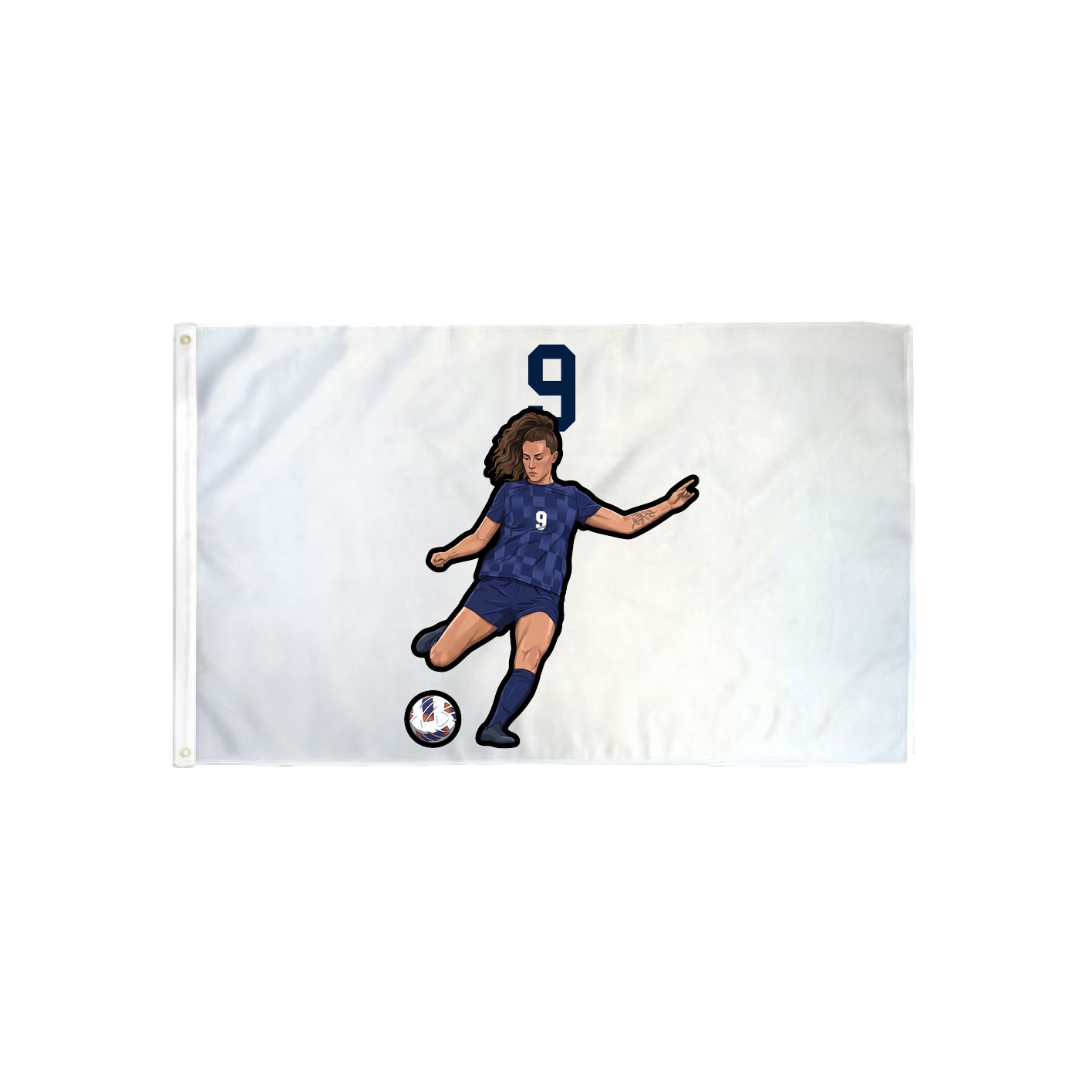 3x5 Flag — Number Top in Classic