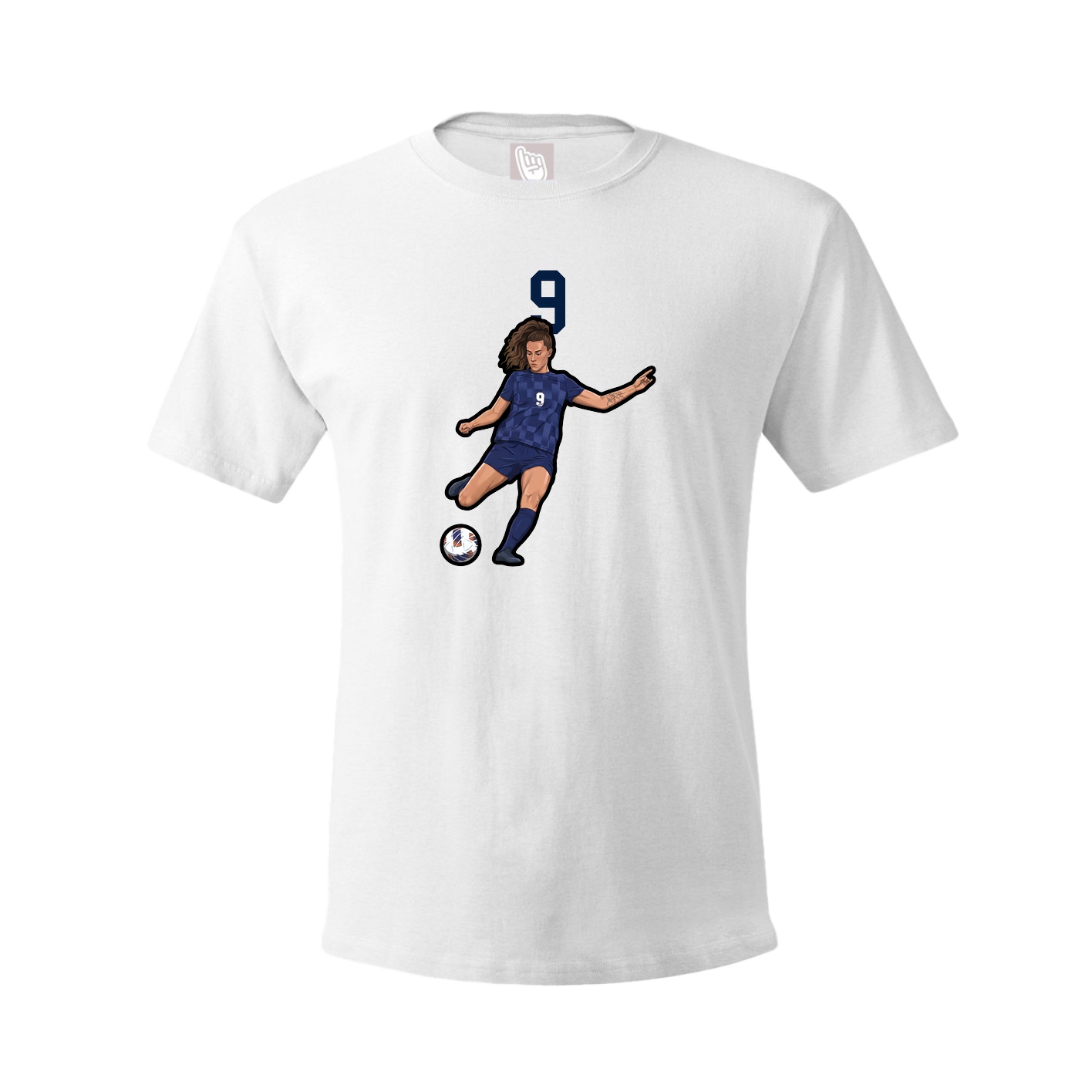 Tee — Number Top in White