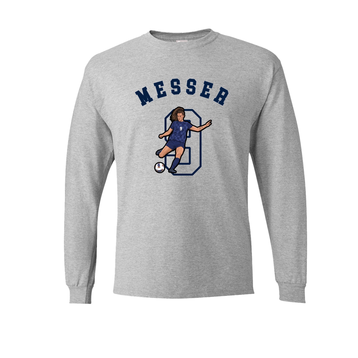 Long Sleeve Tee — Shirsey Arch in Grey