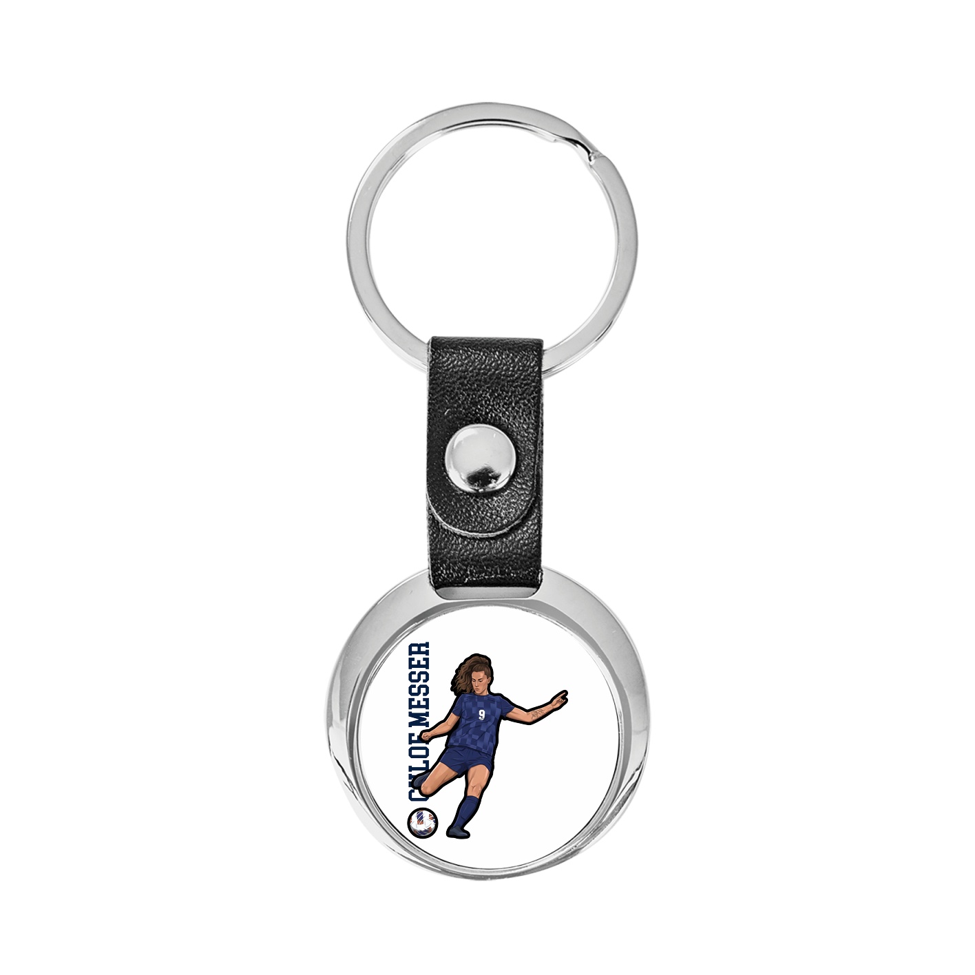 Key Chain — Name Vertical in Classic