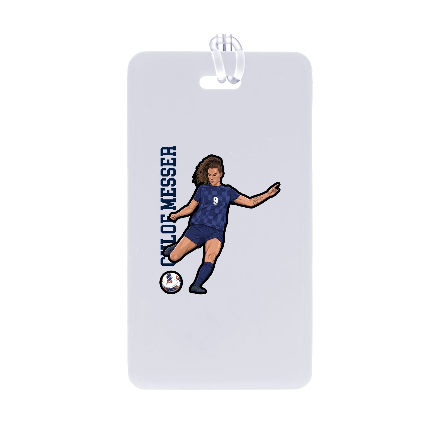 Bag Tag — Name Vertical in Classic