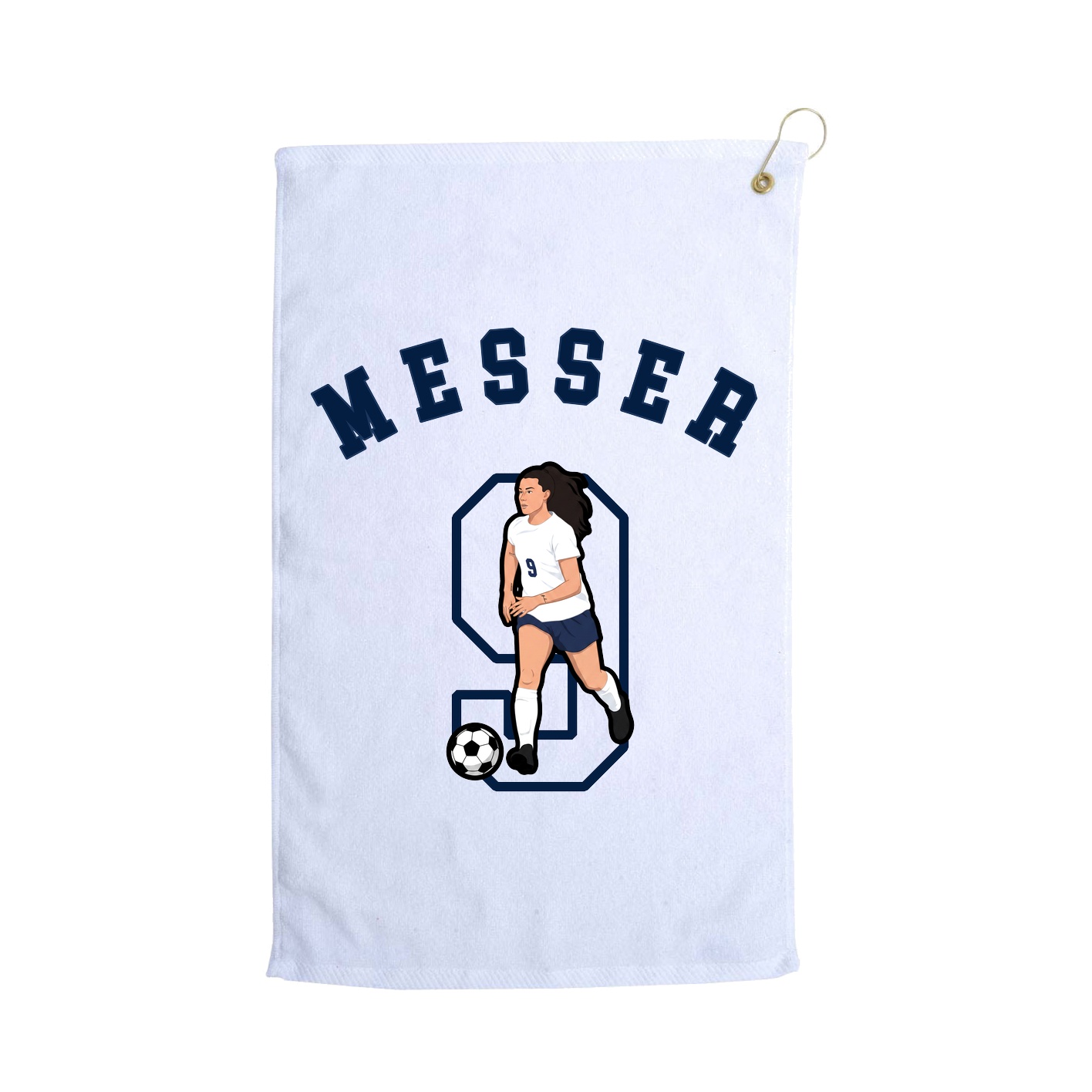Golf Towel — Shirsey Arch in White
