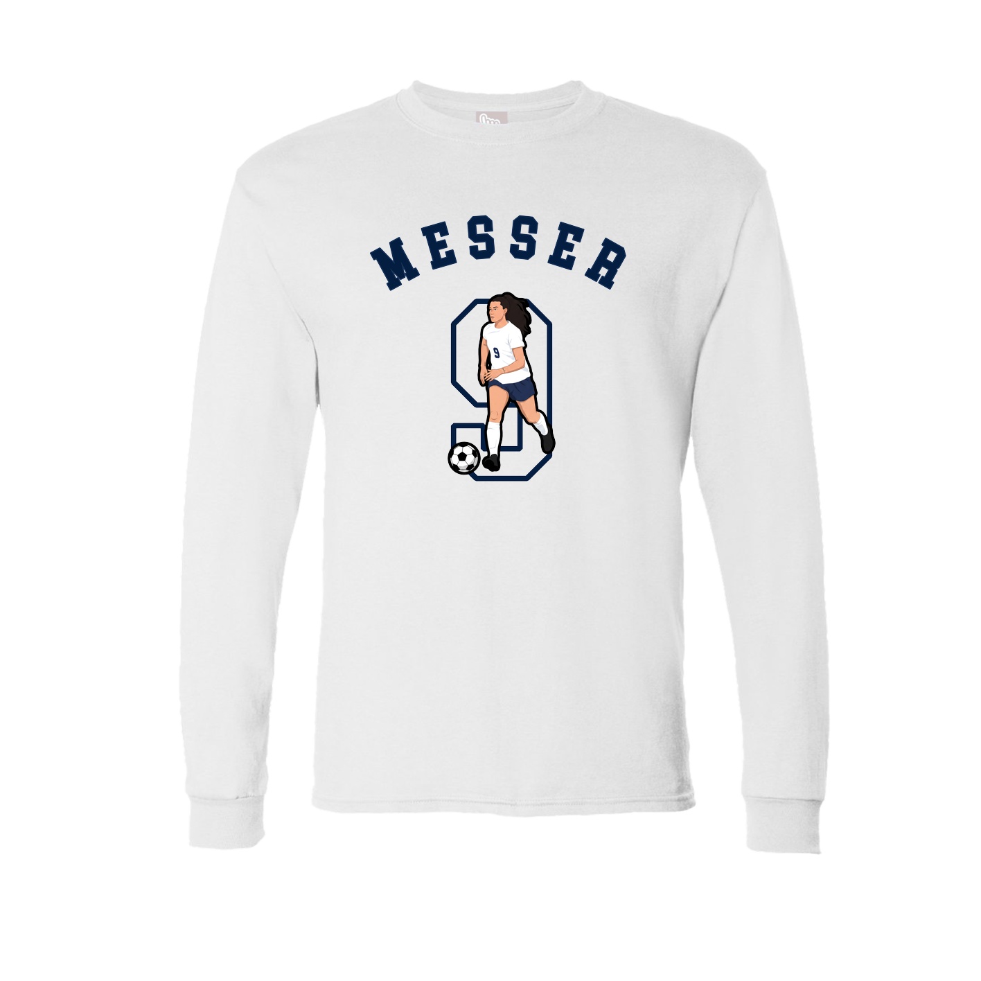 Long Sleeve Tee — Shirsey Arch in White