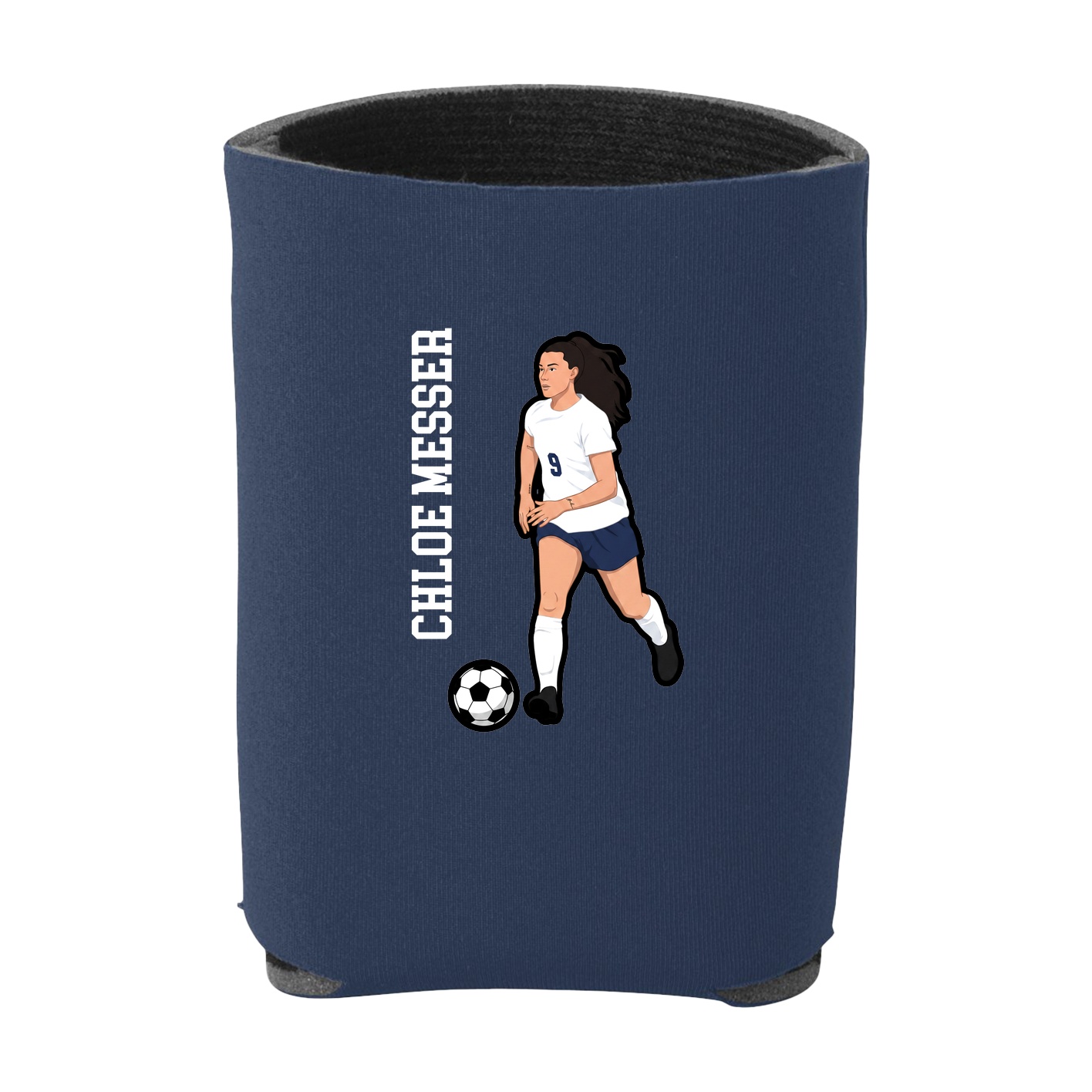Can Holder — Name Vertical in Navy