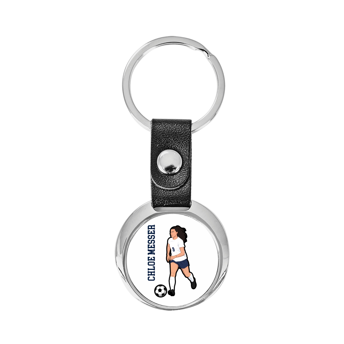 Key Chain — Name Vertical in Classic