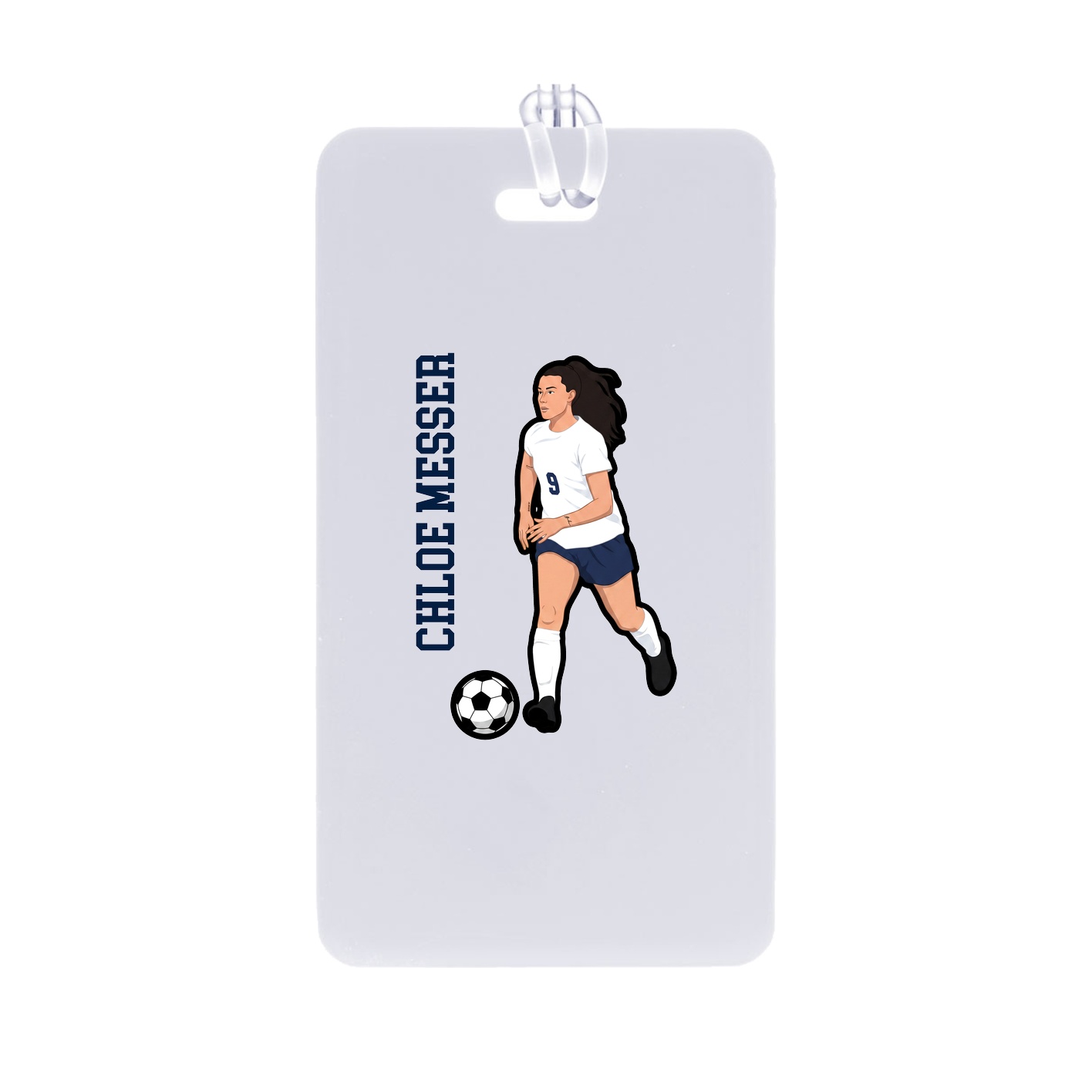 Bag Tag — Name Vertical in Classic