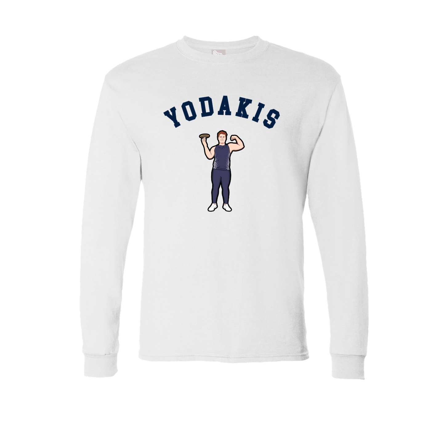 Long Sleeve Tee — Shirsey Arch in White