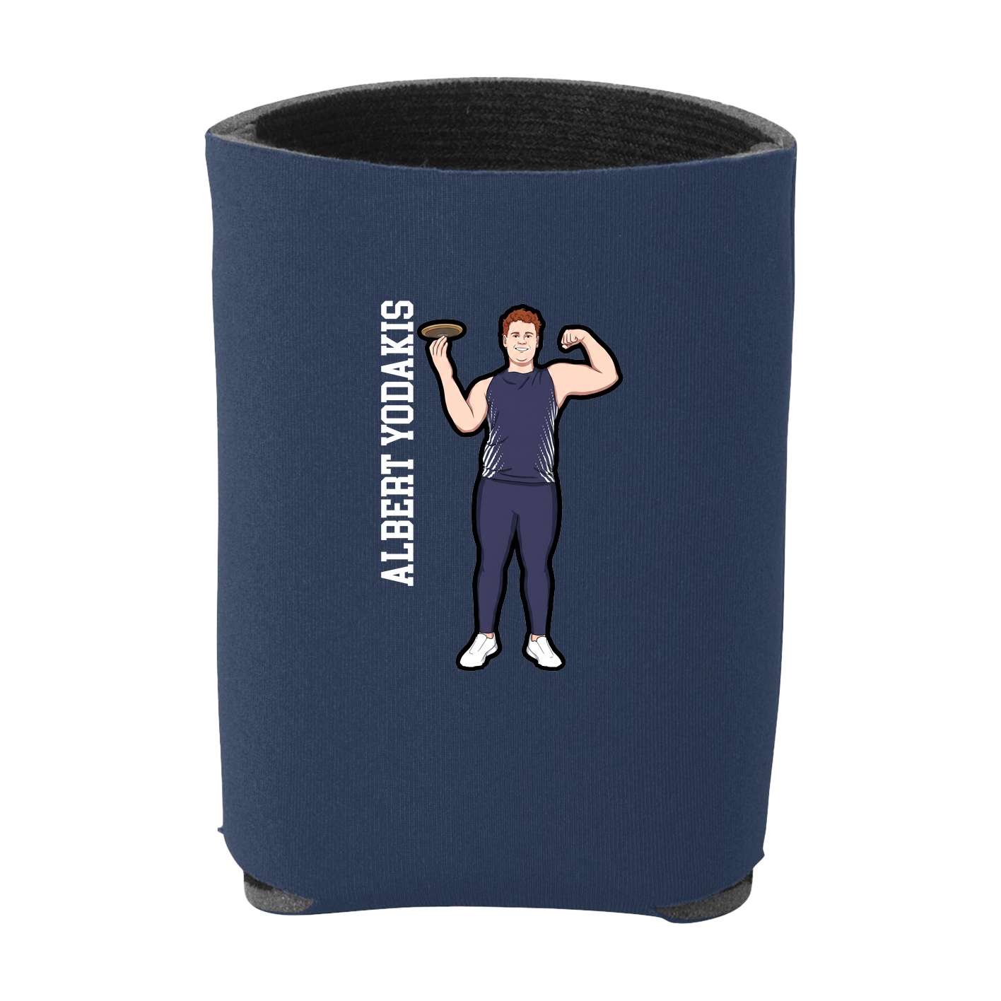 Can Holder — Name Vertical in Navy