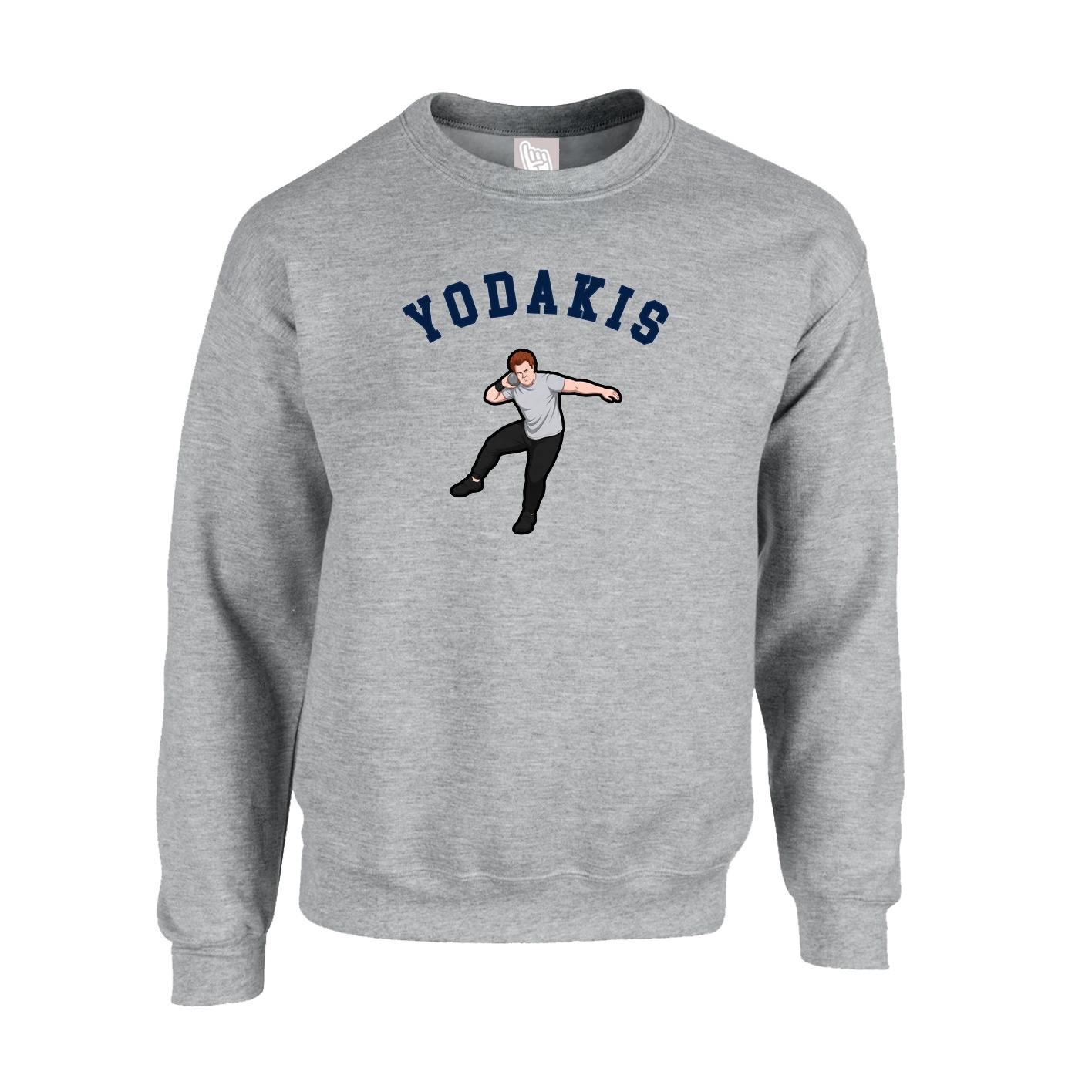 Fleece Crew — Shirsey Arch in Grey