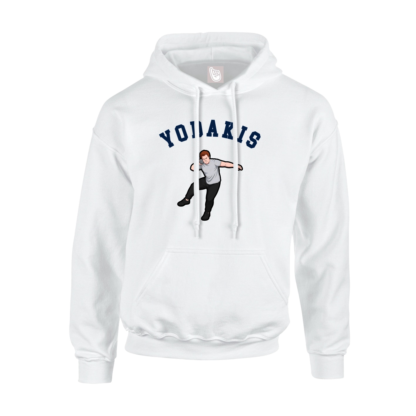 Youth Hoodie — Shirsey Arch in White