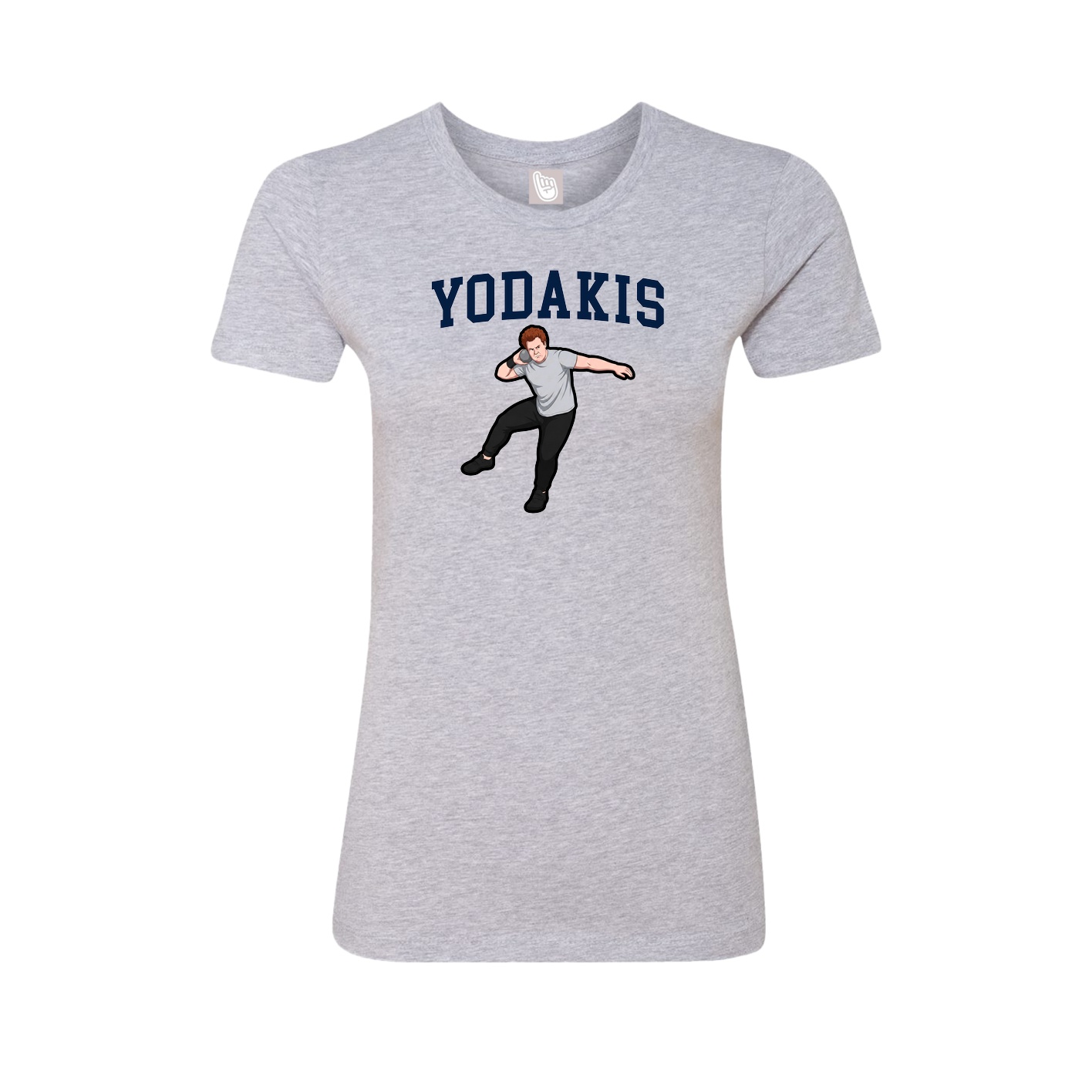 Fitted Women's Tee — Shirsey in Grey
