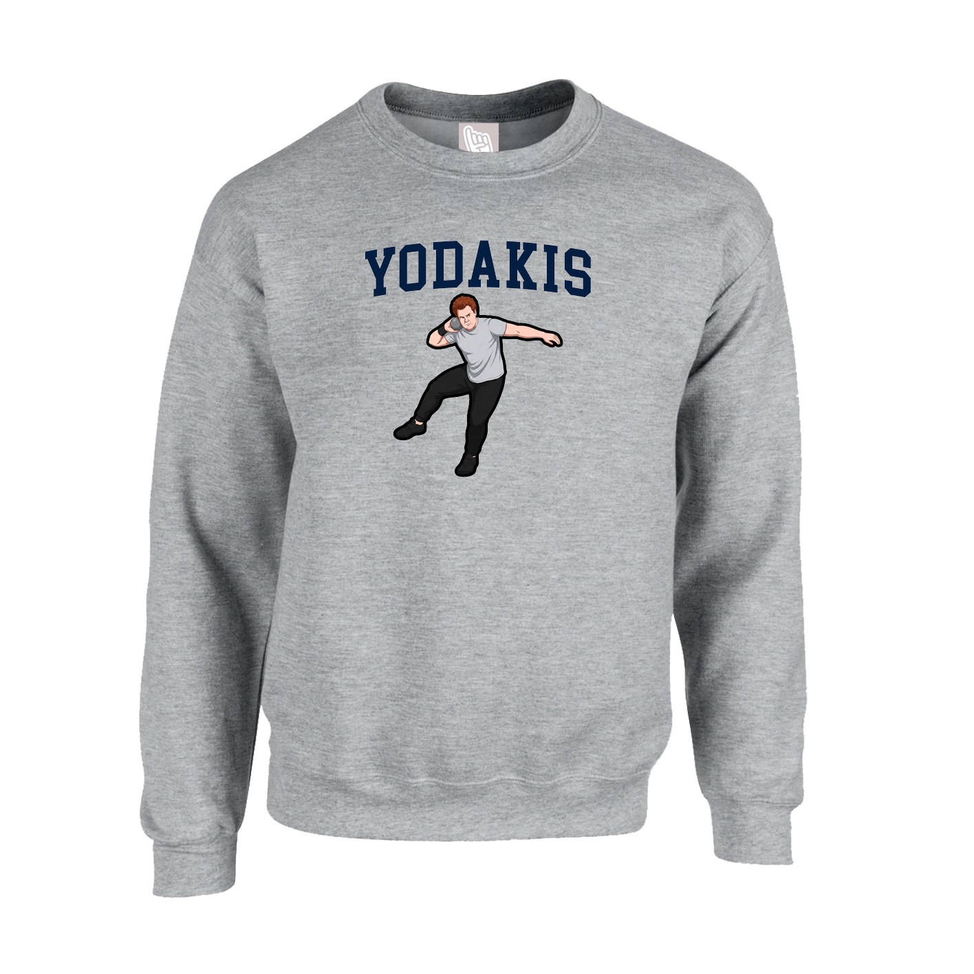 Fleece Crew — Shirsey in Grey