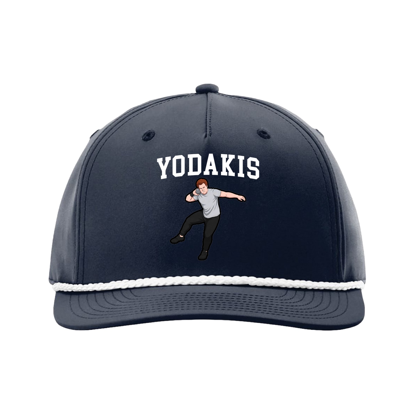 Five-Panel Classic Rope Cap — Shirsey in Navy