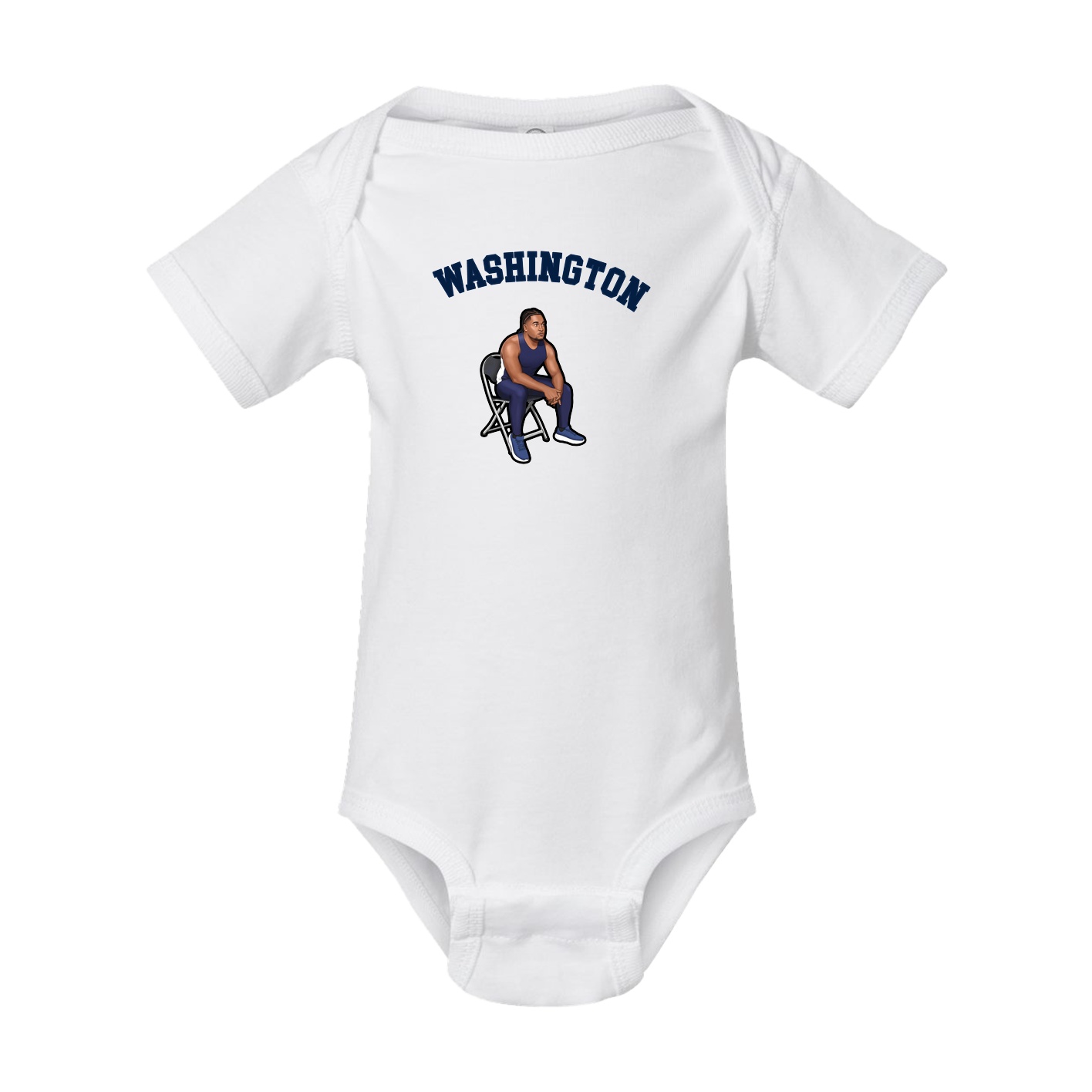 Baby Onesie — Shirsey Arch in White