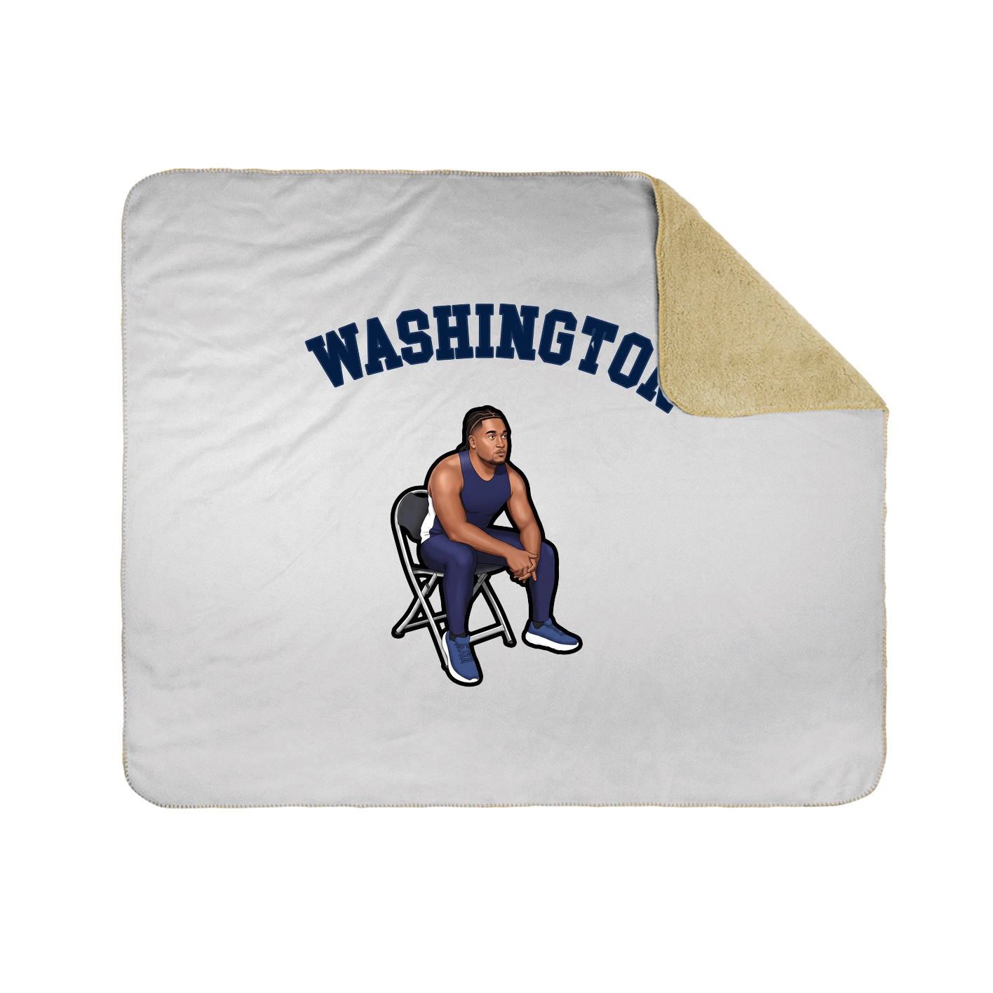 Throw Blanket — Shirsey Arch in White
