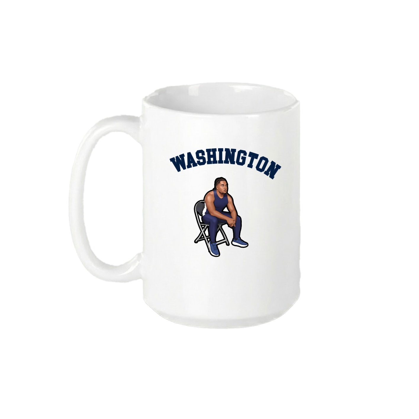 15oz Coffee Mug — Shirsey Arch in White