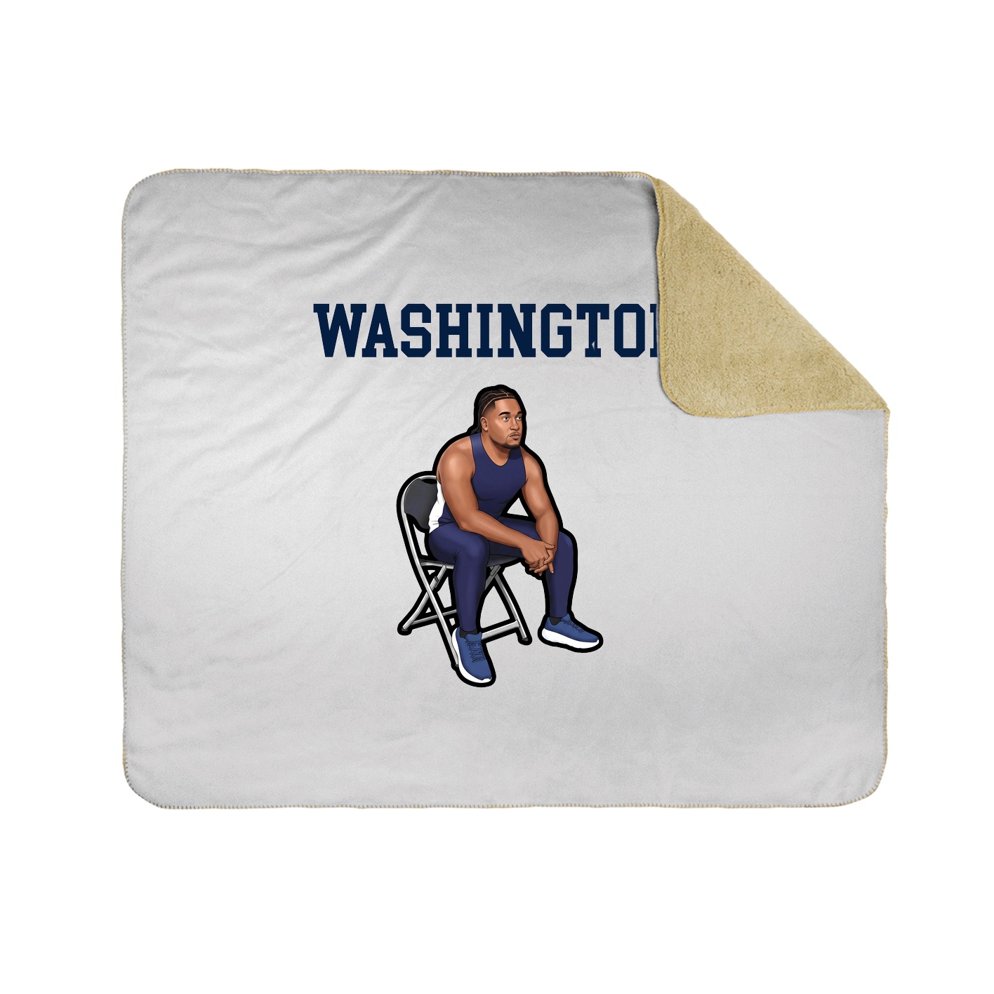 Throw Blanket — Shirsey in White
