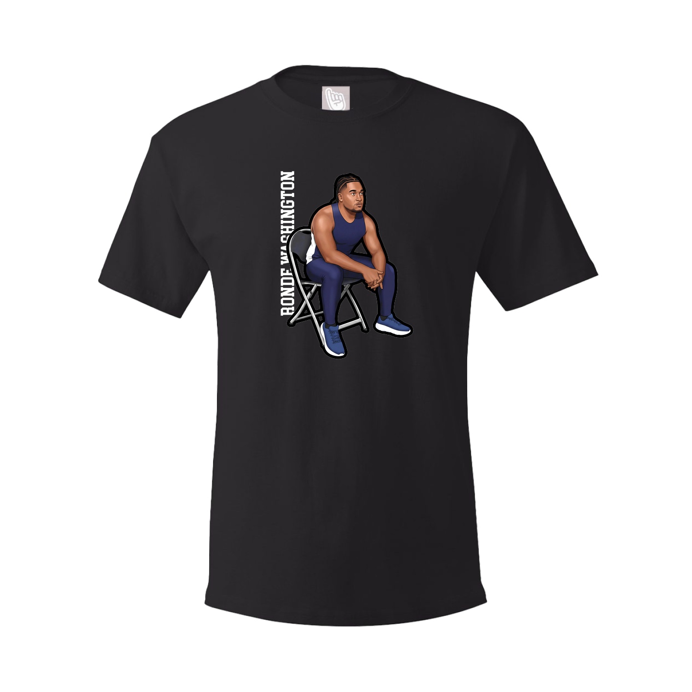 Youth Tee — Name Vertical in Black