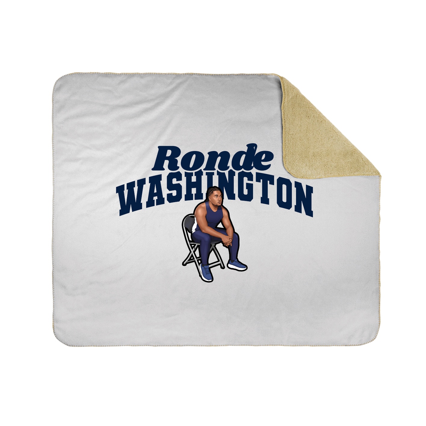 Throw Blanket — Signature Arch in White