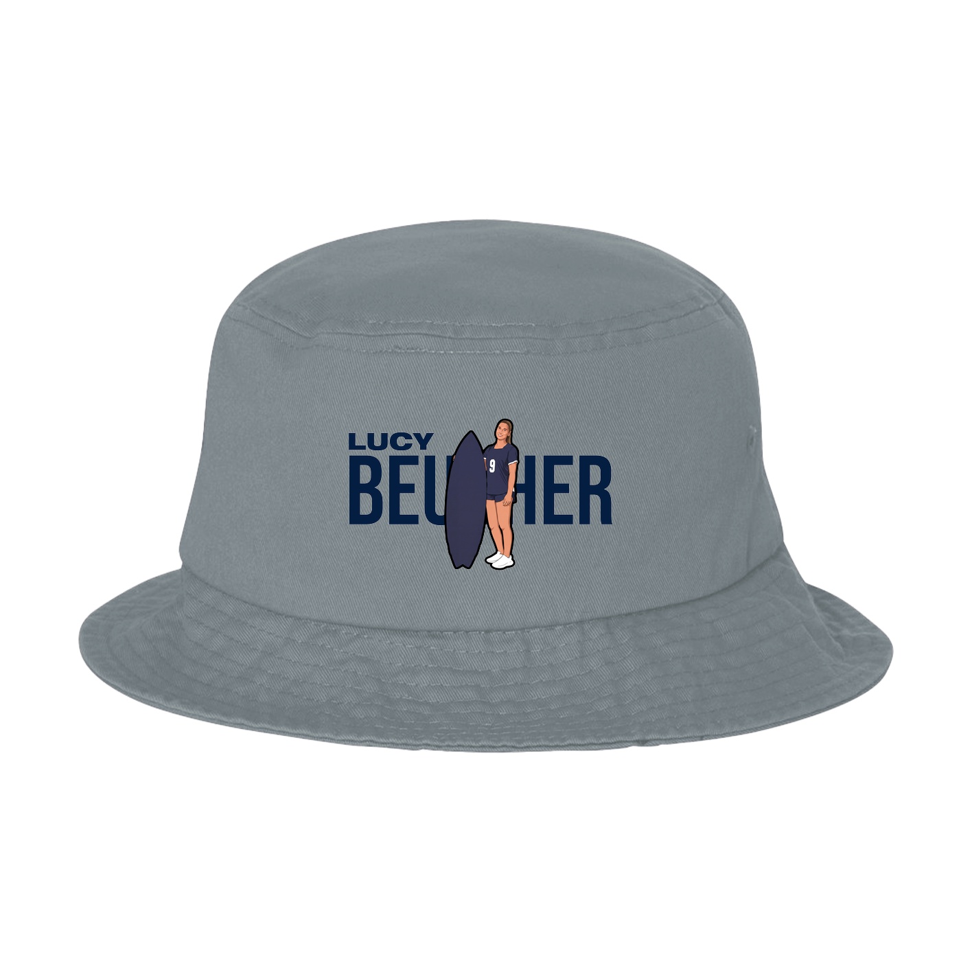 Bucket Cap — Player Name in Grey