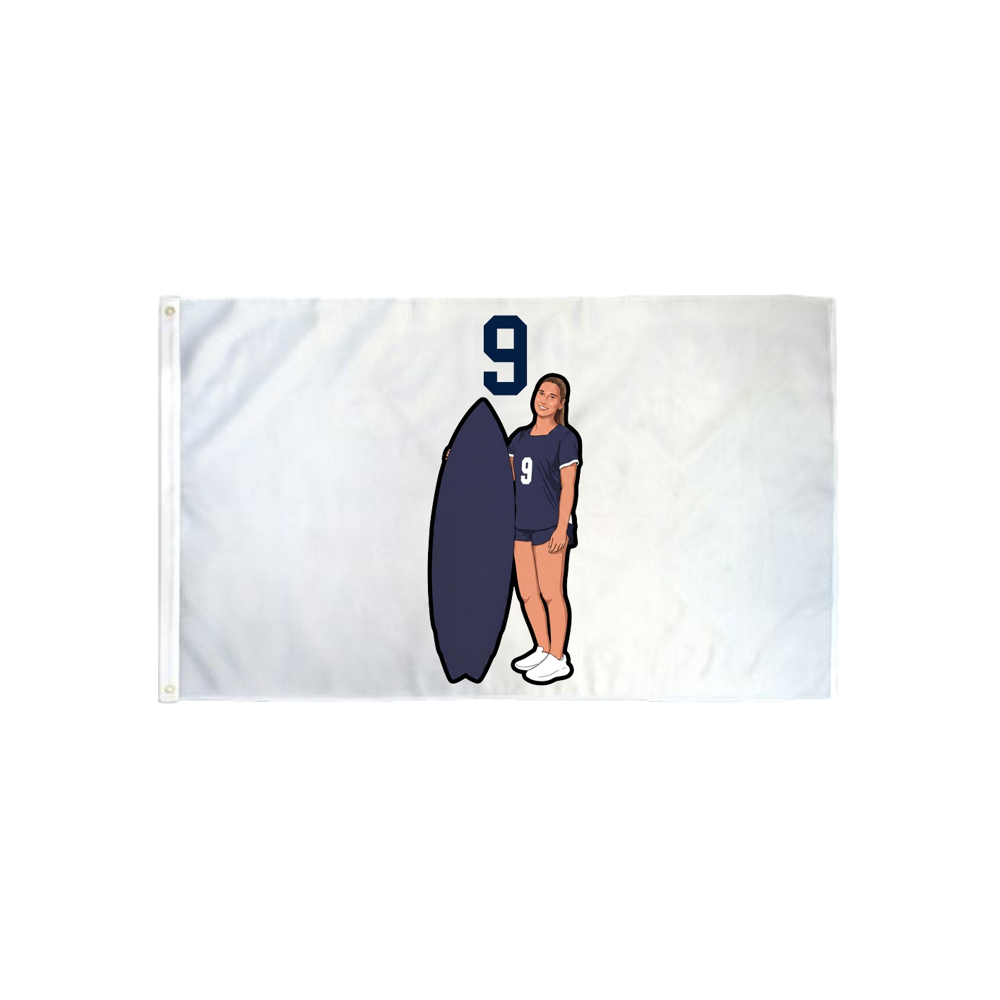 3x5 Flag — Number Top in Classic