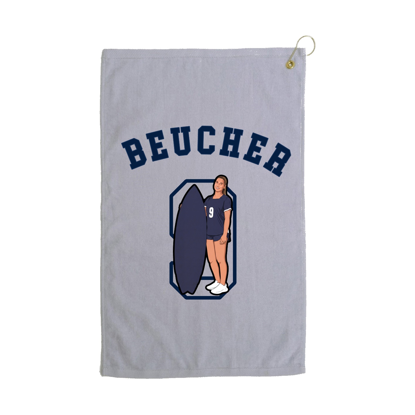 Golf Towel — Shirsey Arch in Grey