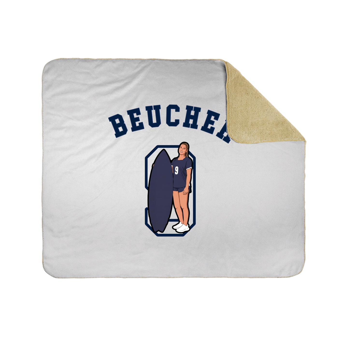 Throw Blanket — Shirsey Arch in White