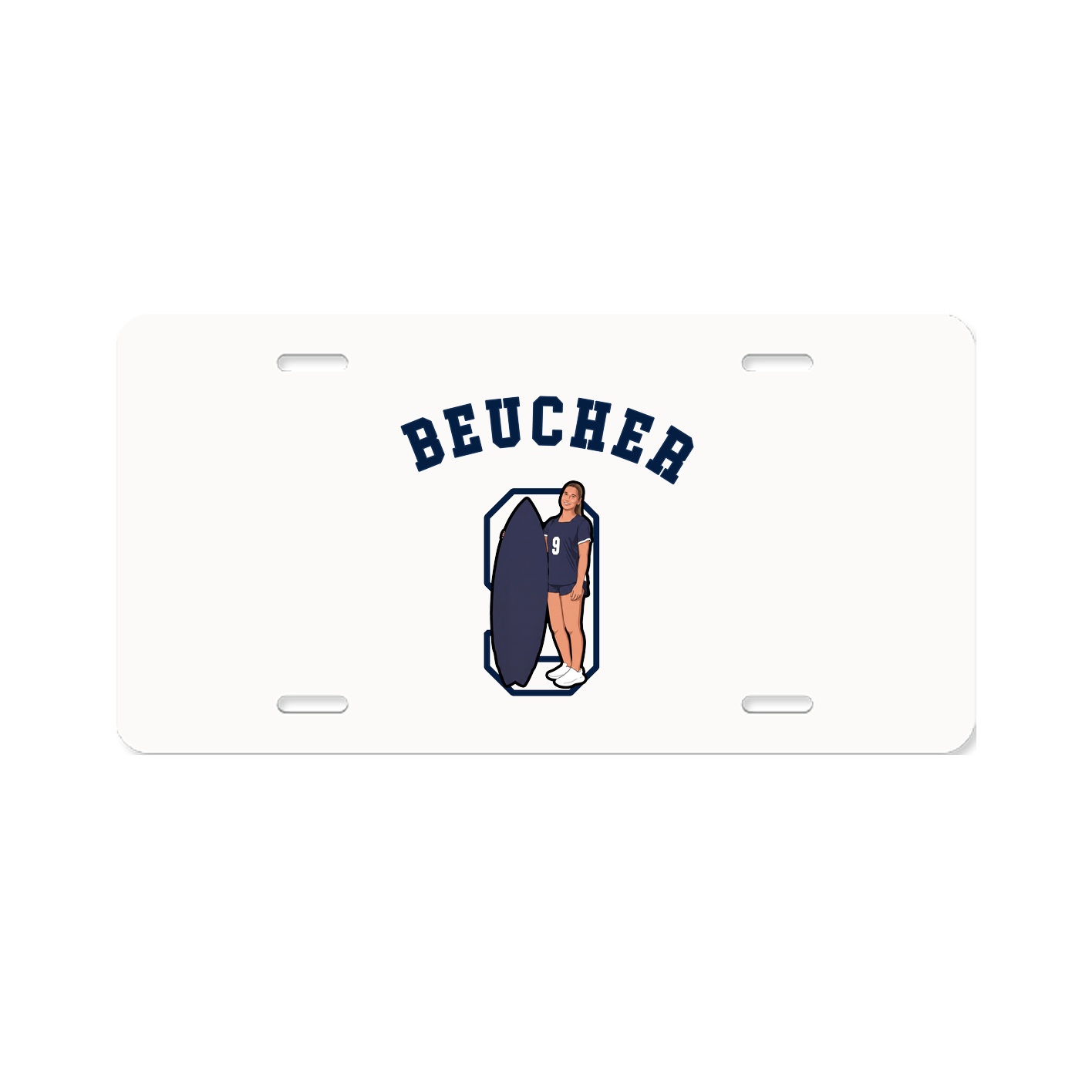 License Plate — Shirsey Arch in Classic