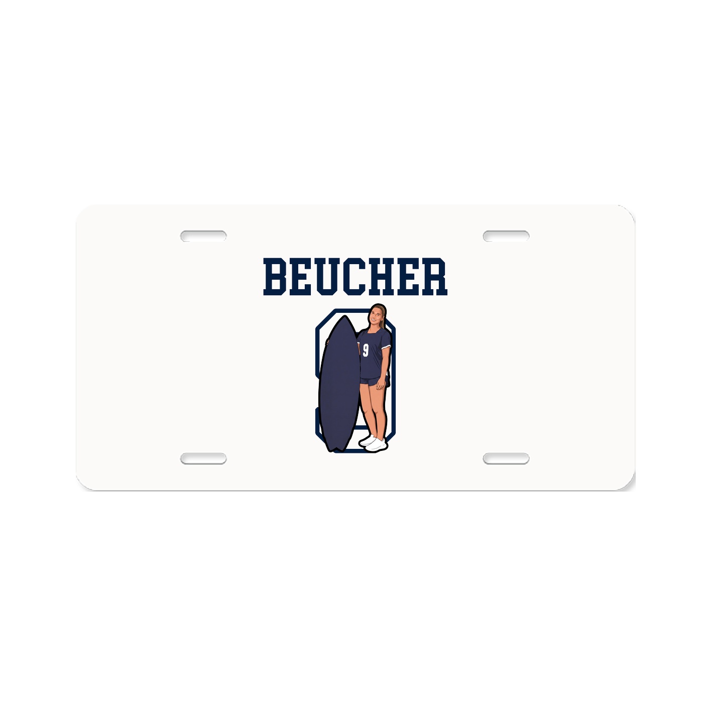 License Plate — Shirsey in Classic
