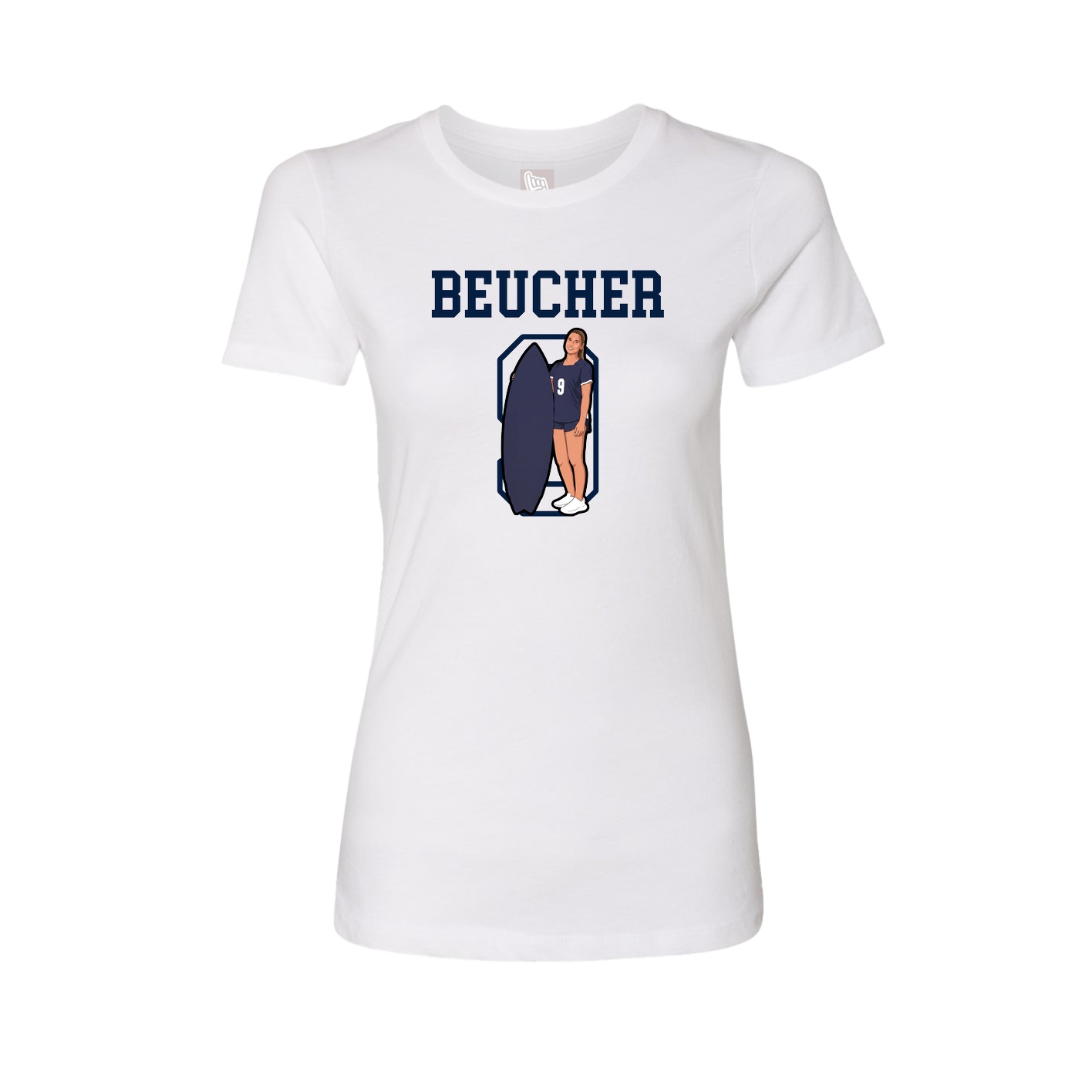 Fitted Women's Tee — Shirsey in White