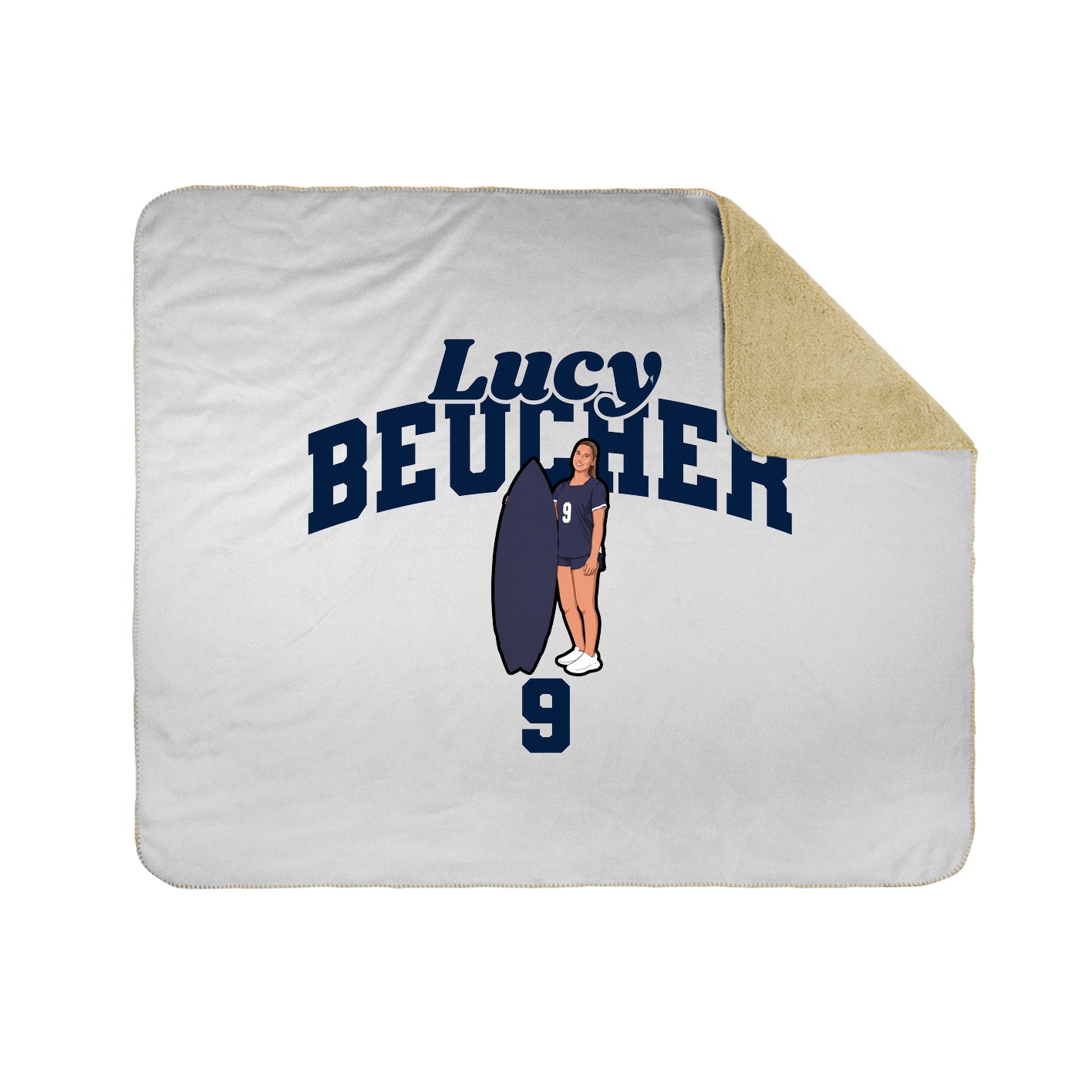 Throw Blanket — Signature Arch in White