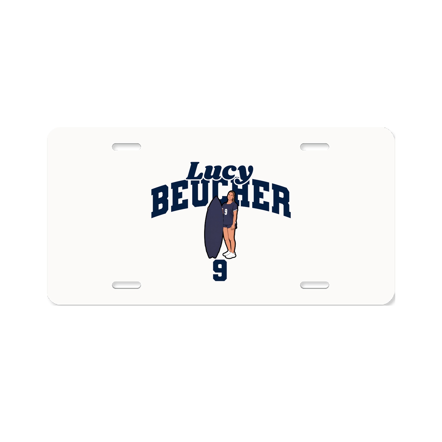 License Plate — Signature Arch in Classic