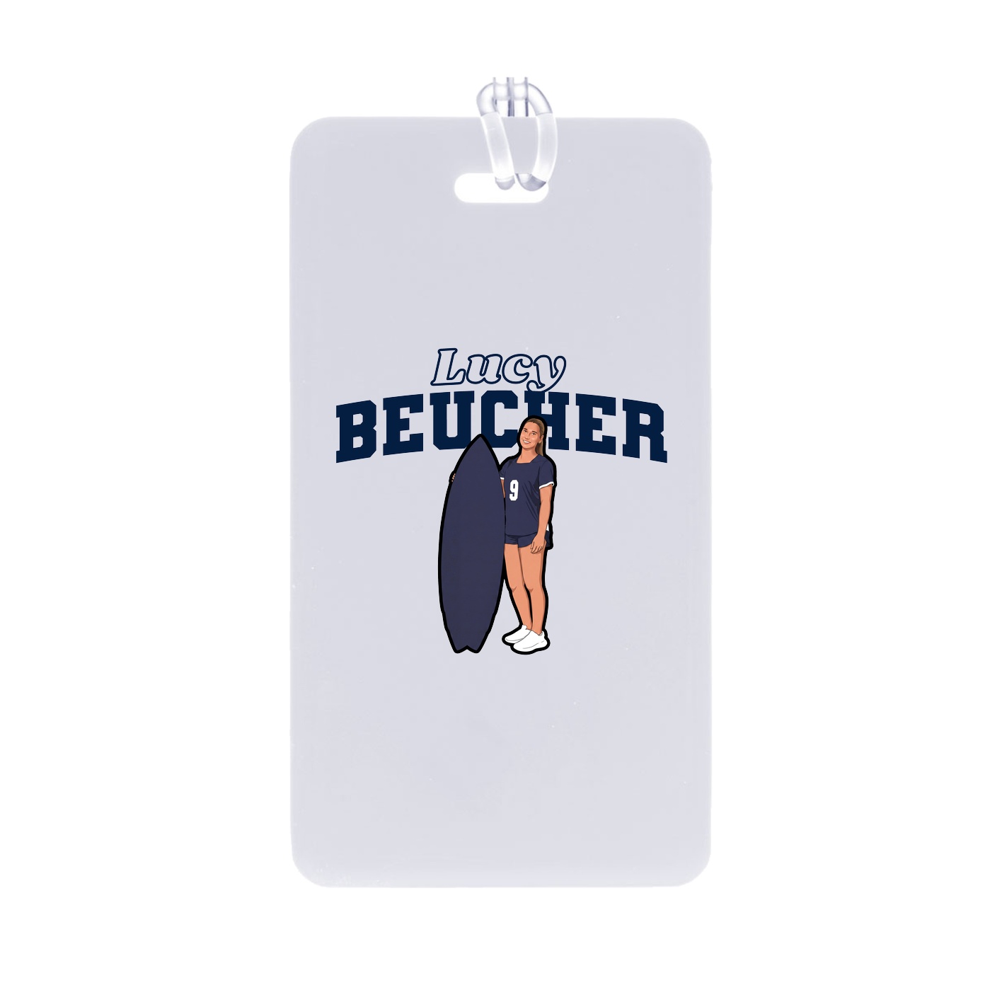 Bag Tag — Name Arch in Classic