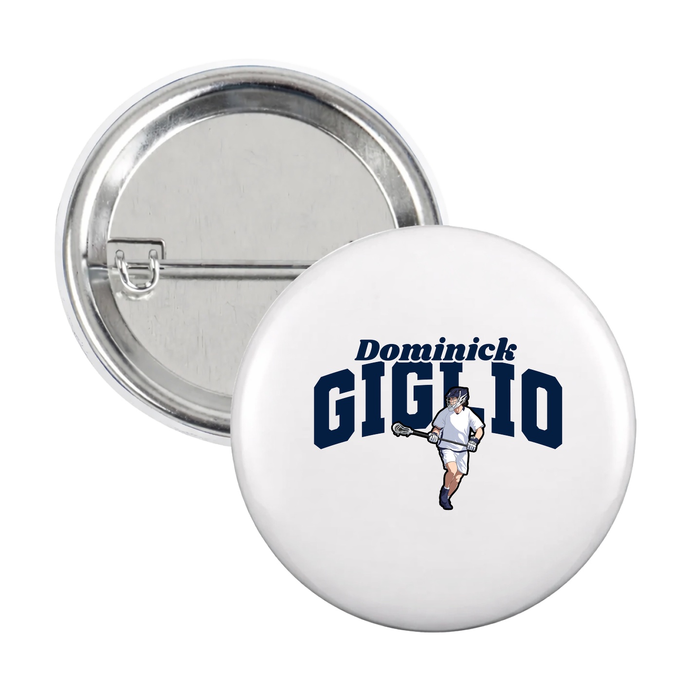 Game Day Button — Signature Arch in White