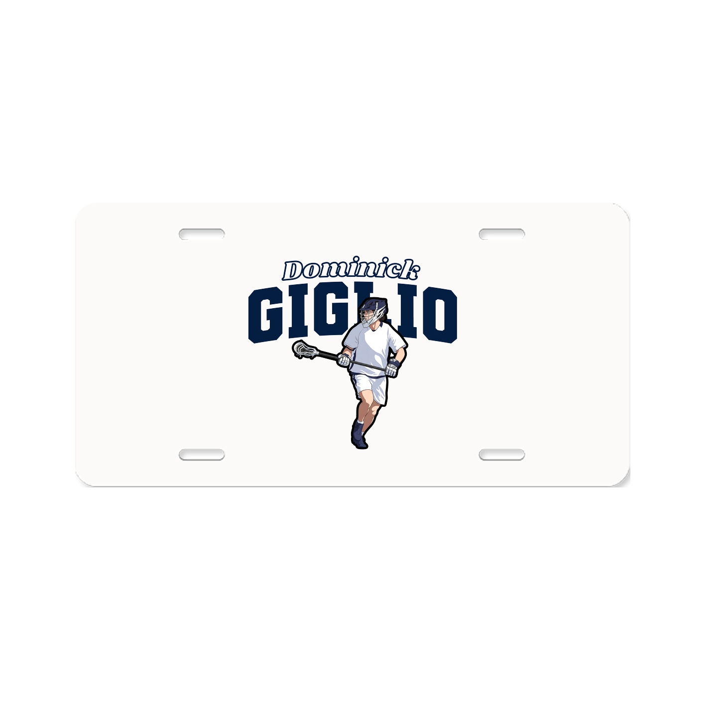 License Plate — Name Arch in Classic