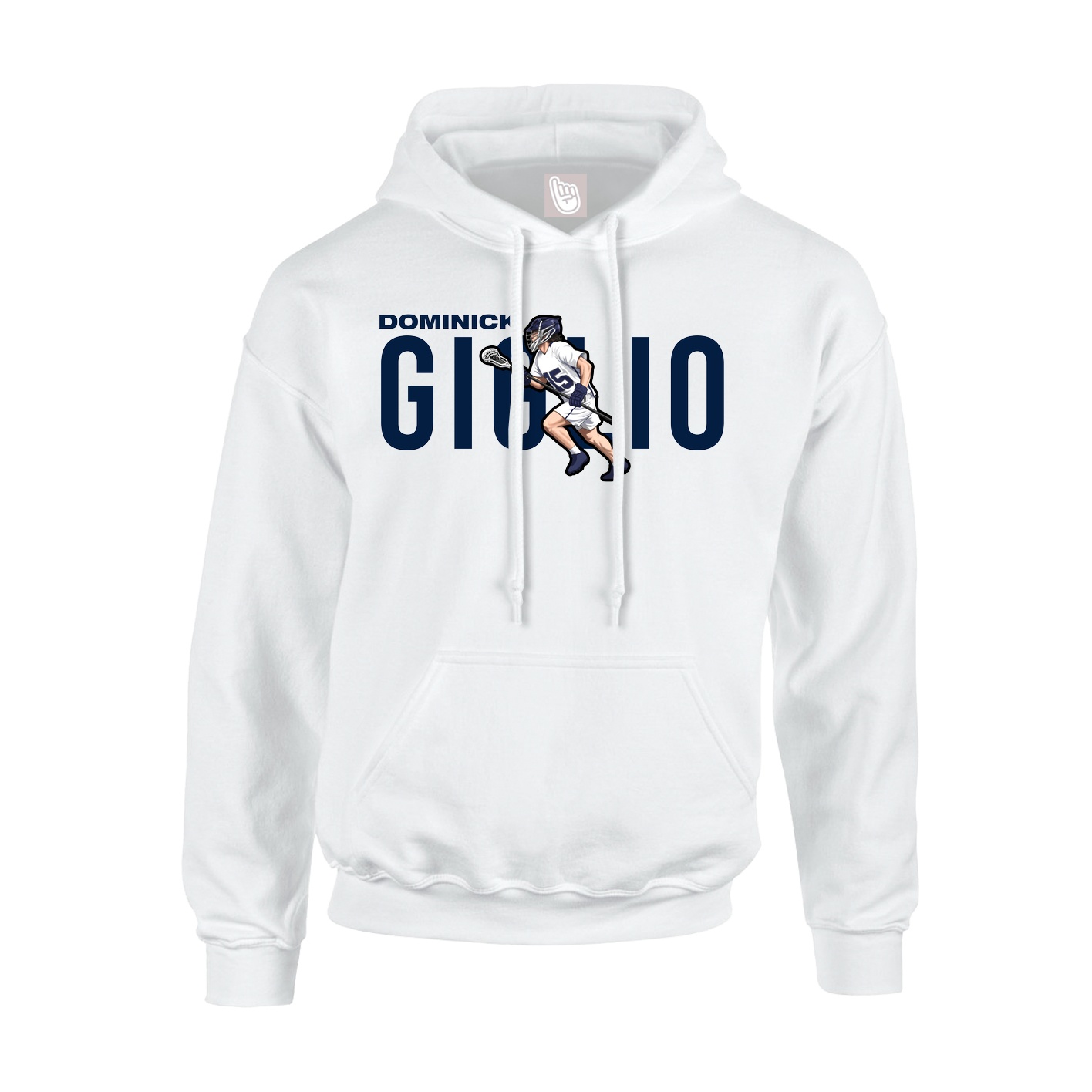 Hoodie — Player Name in White