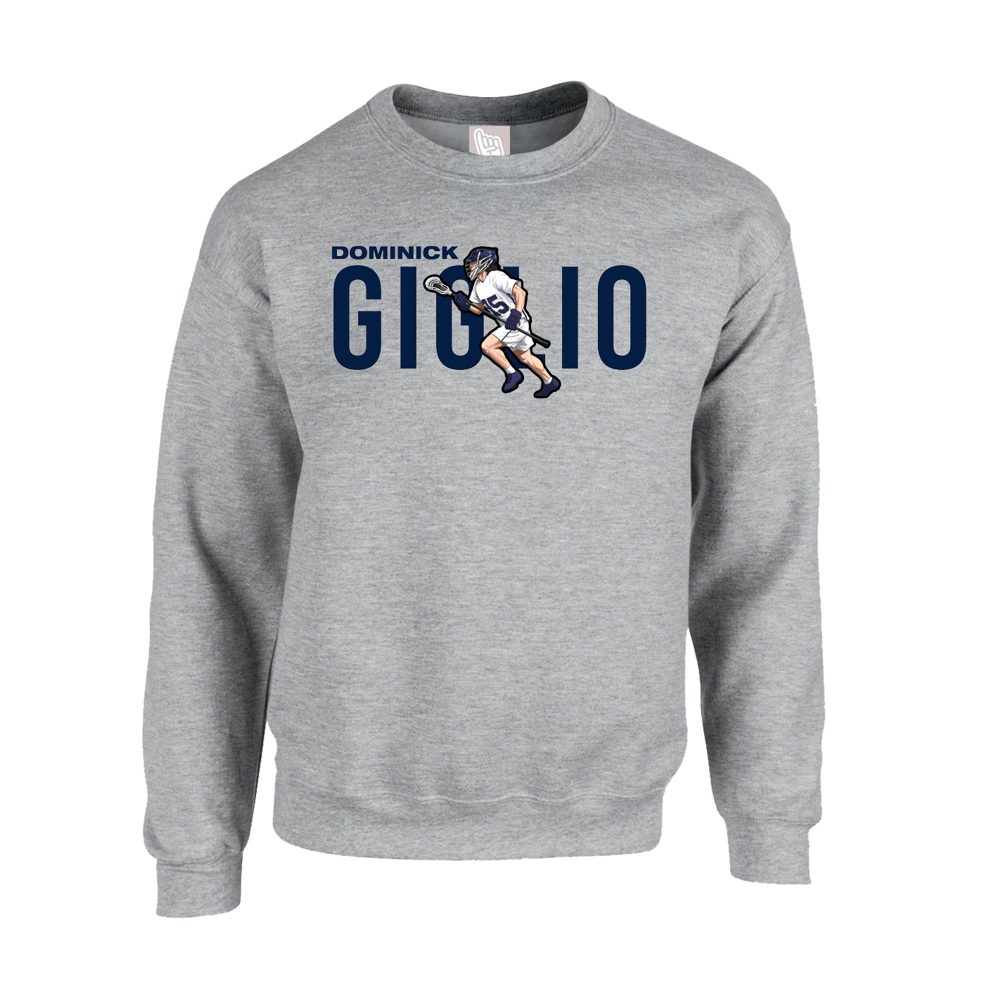 Fleece Crew — Player Name in Grey