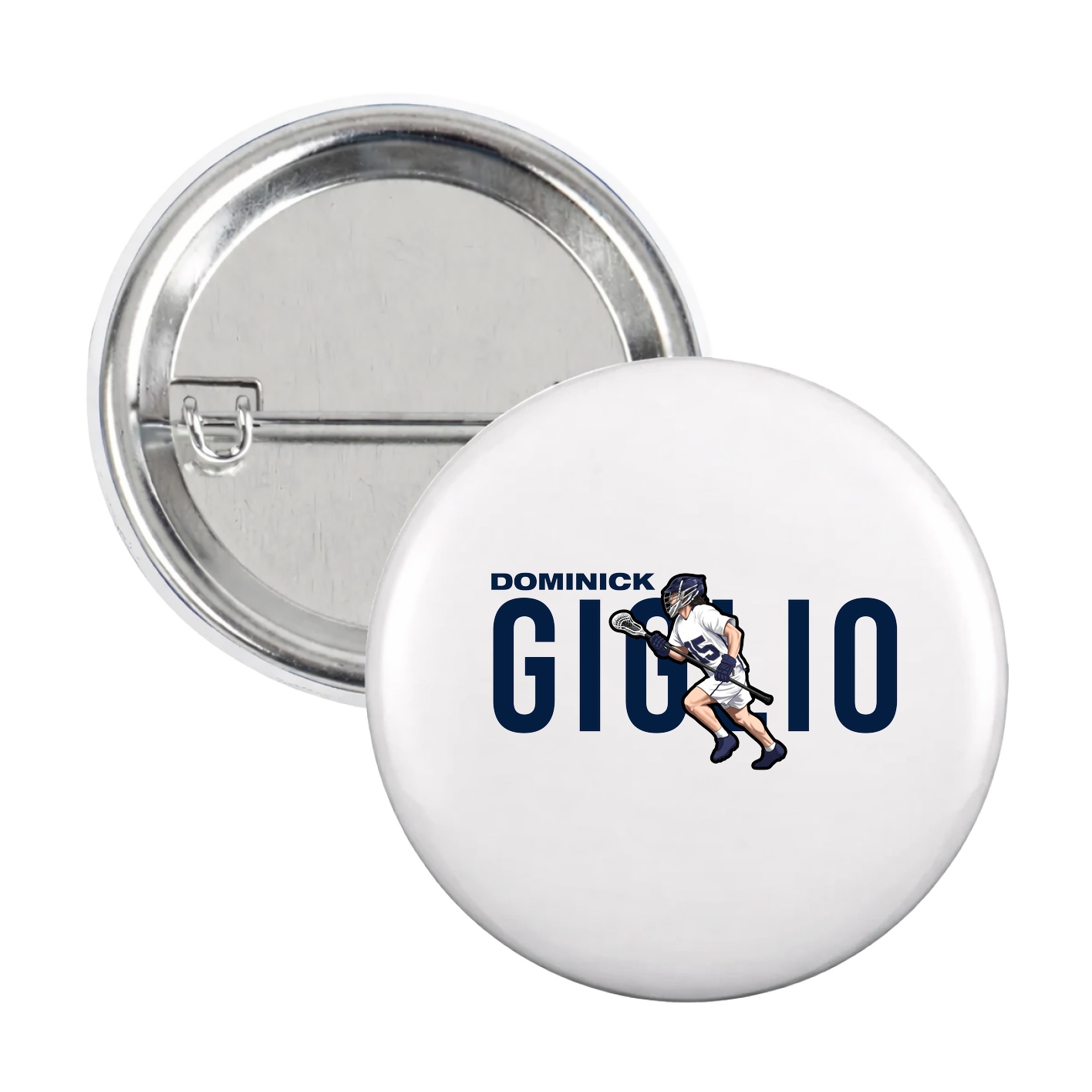 Game Day Button — Player Name in White