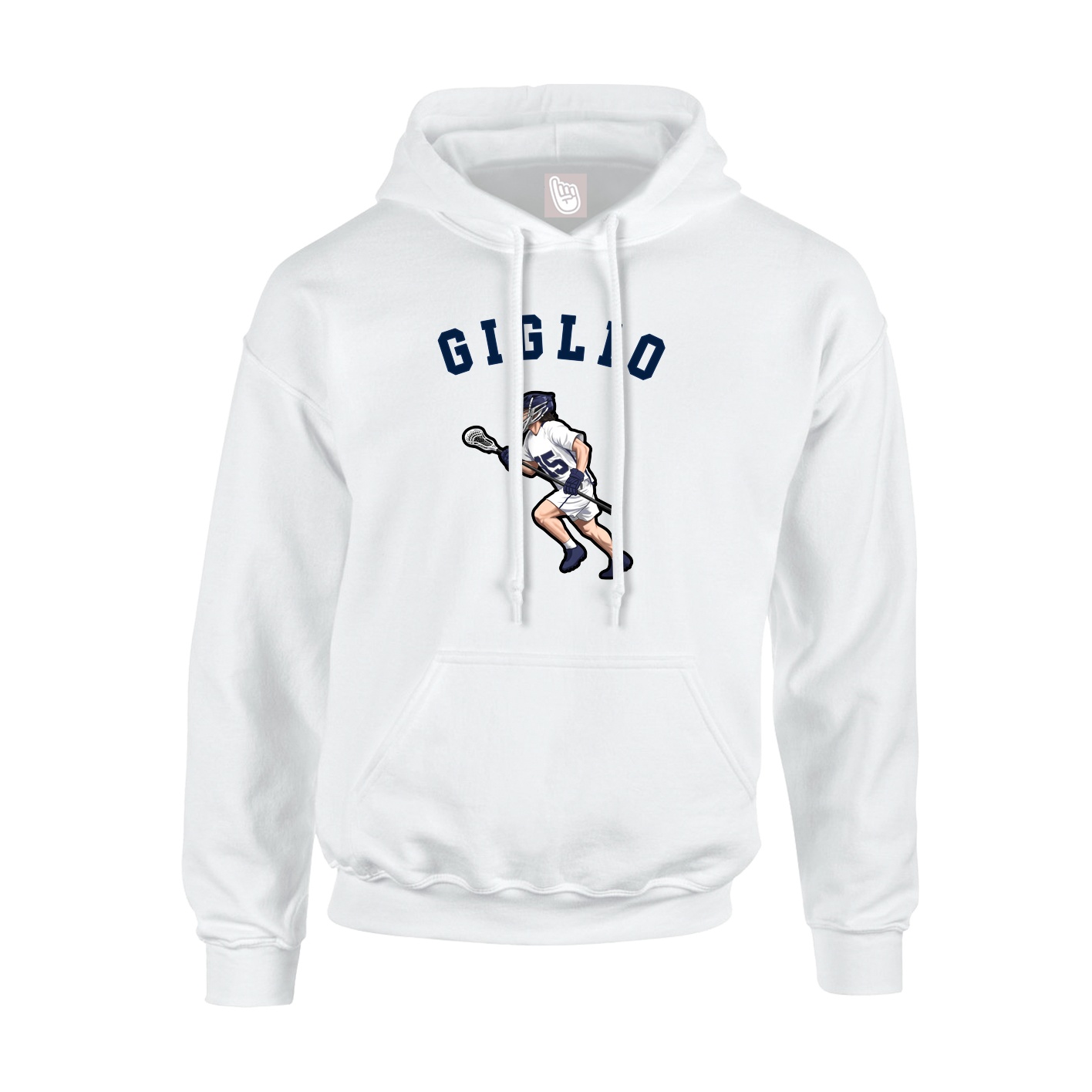 Youth Hoodie — Shirsey Arch in White