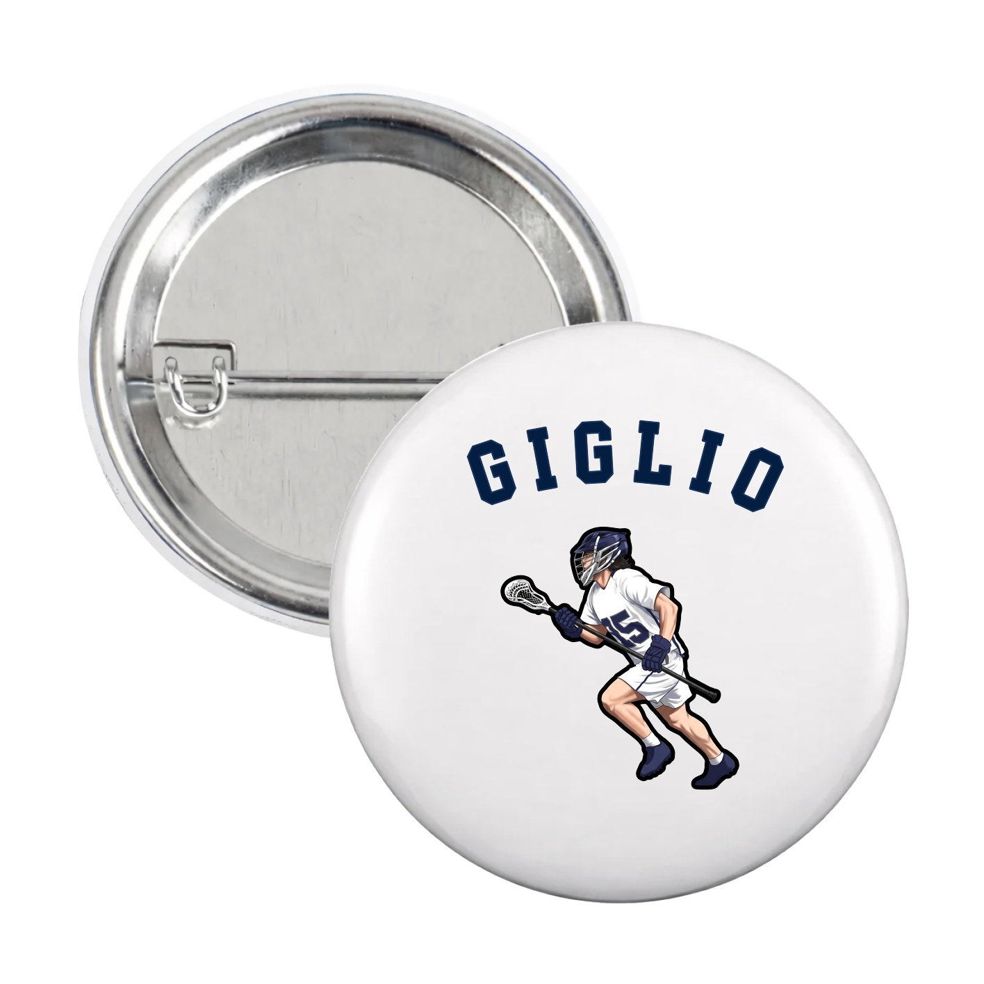Game Day Button — Shirsey Arch in White